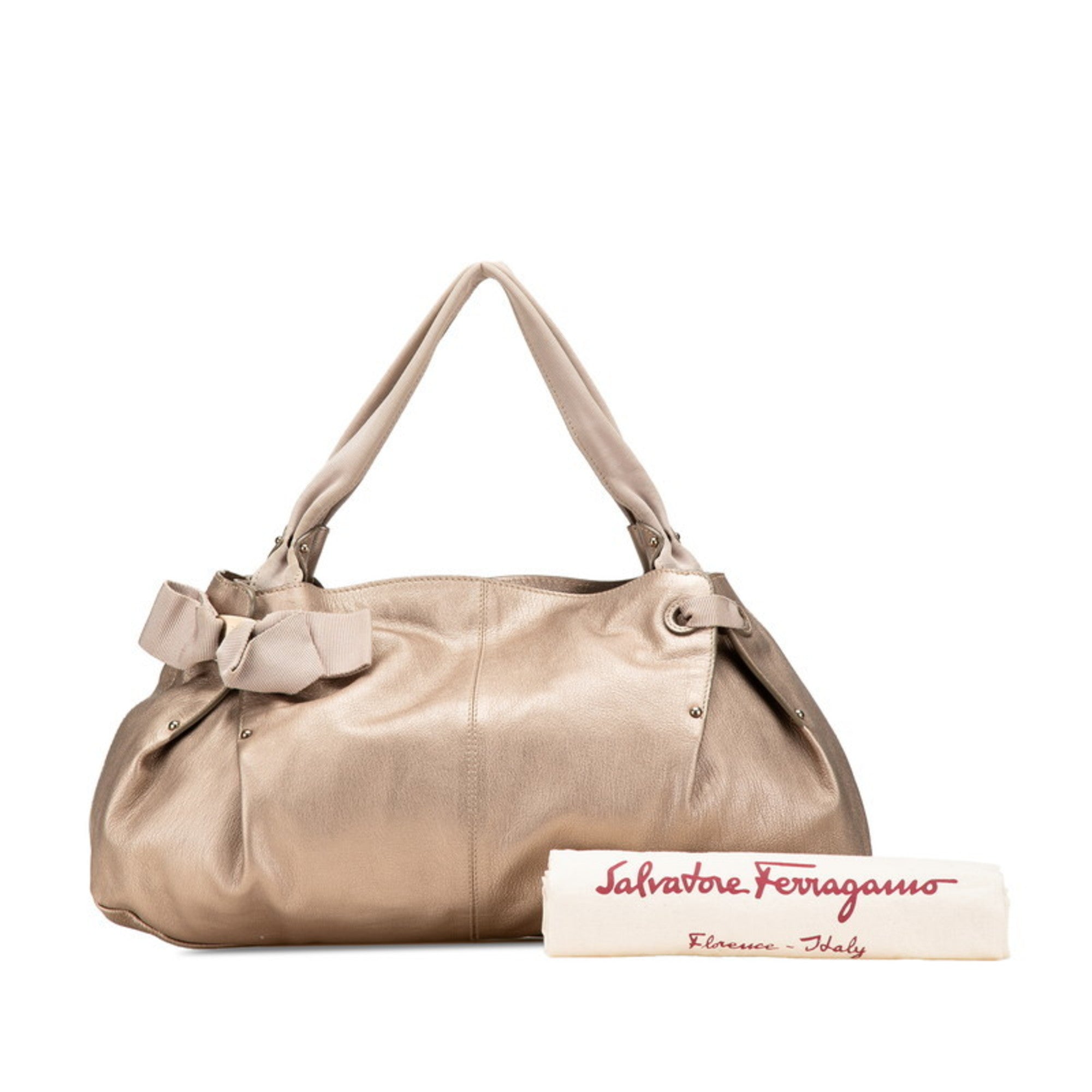 Salvatore Ferragamo Leather Tote Bag (Pre-Owned)