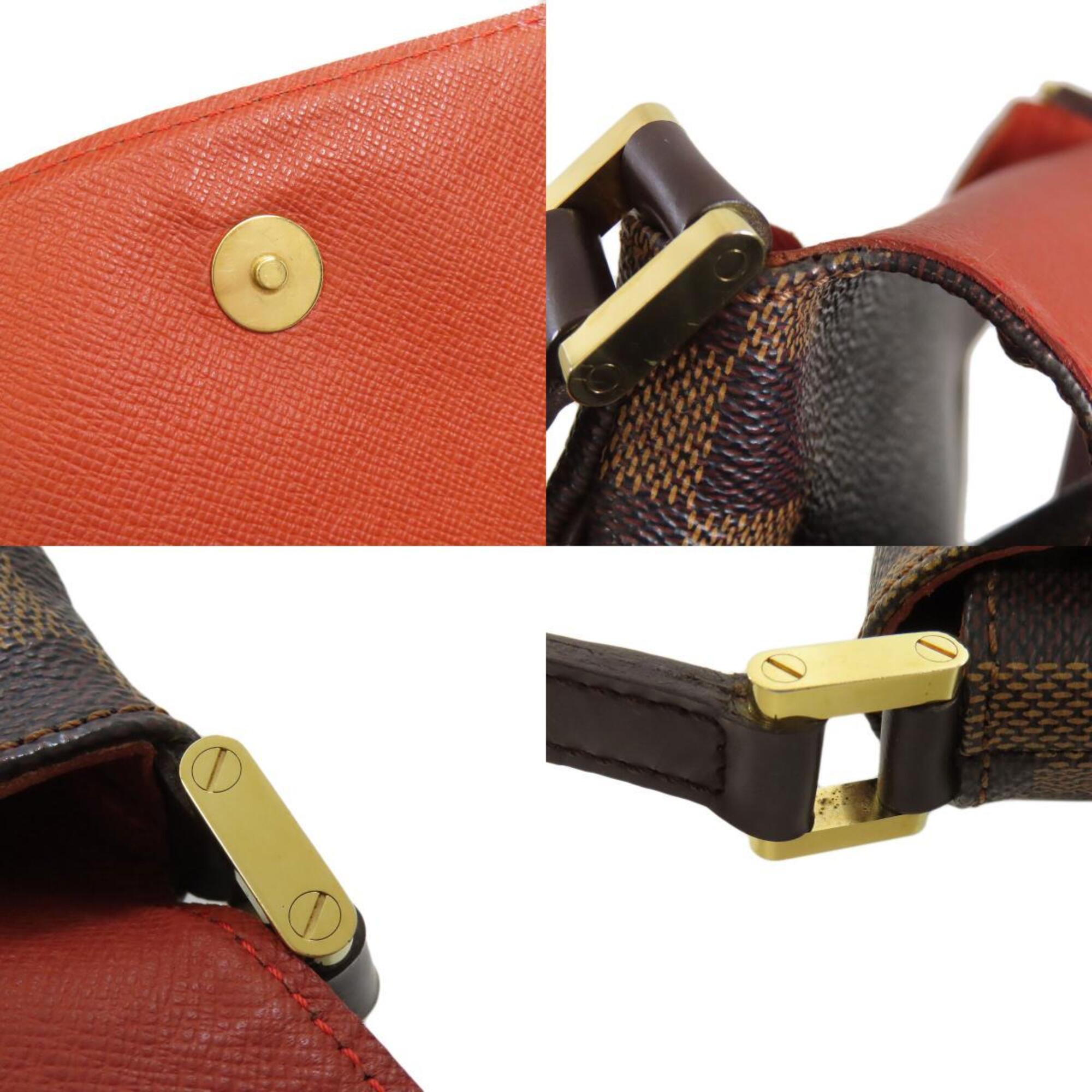 Louis Vuitton Brown Damier Canvas Ebene Damier Canvas Shoulder Bag (Pre-Owned)