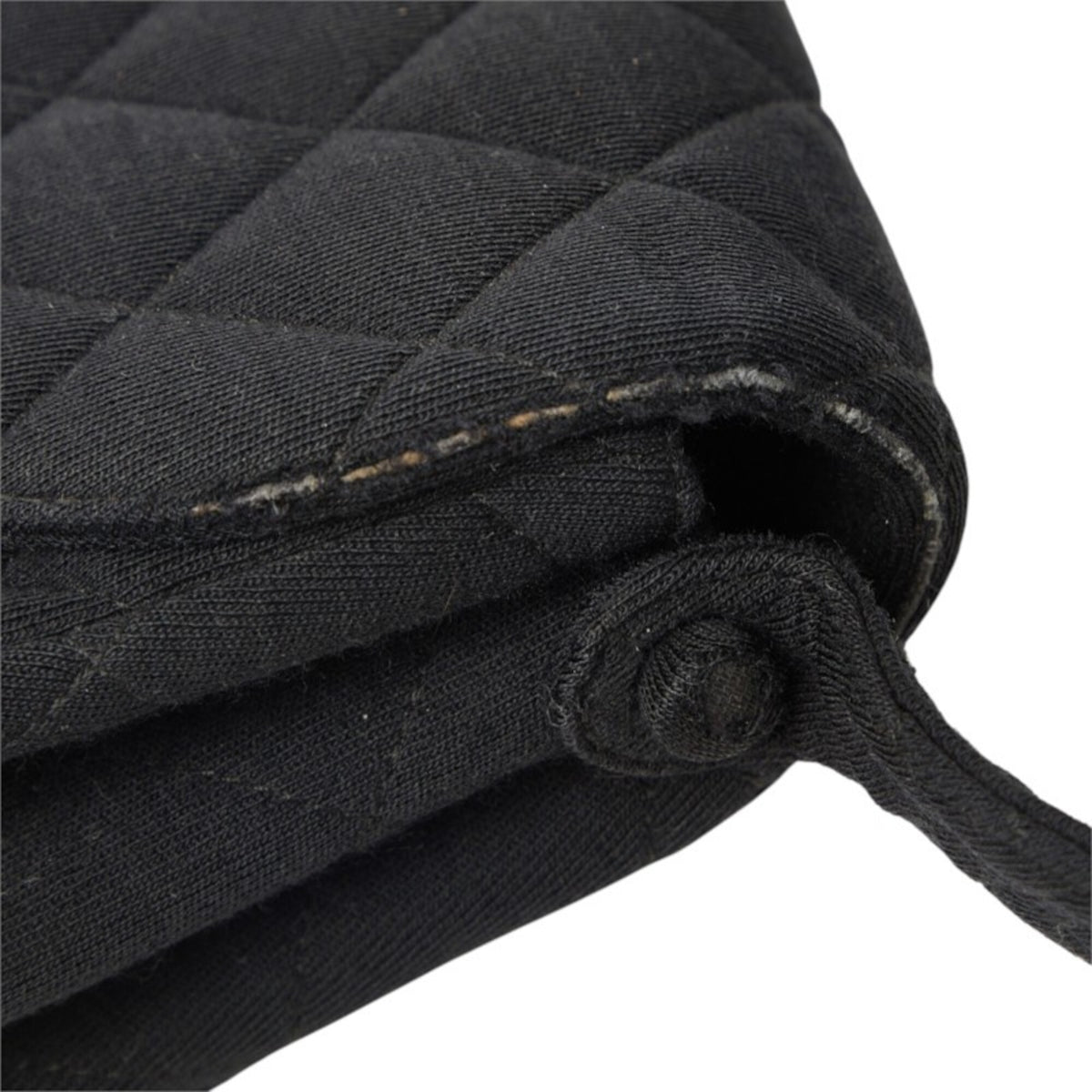 Chanel Black Canvas Shoulder Bag (Pre-Owned)