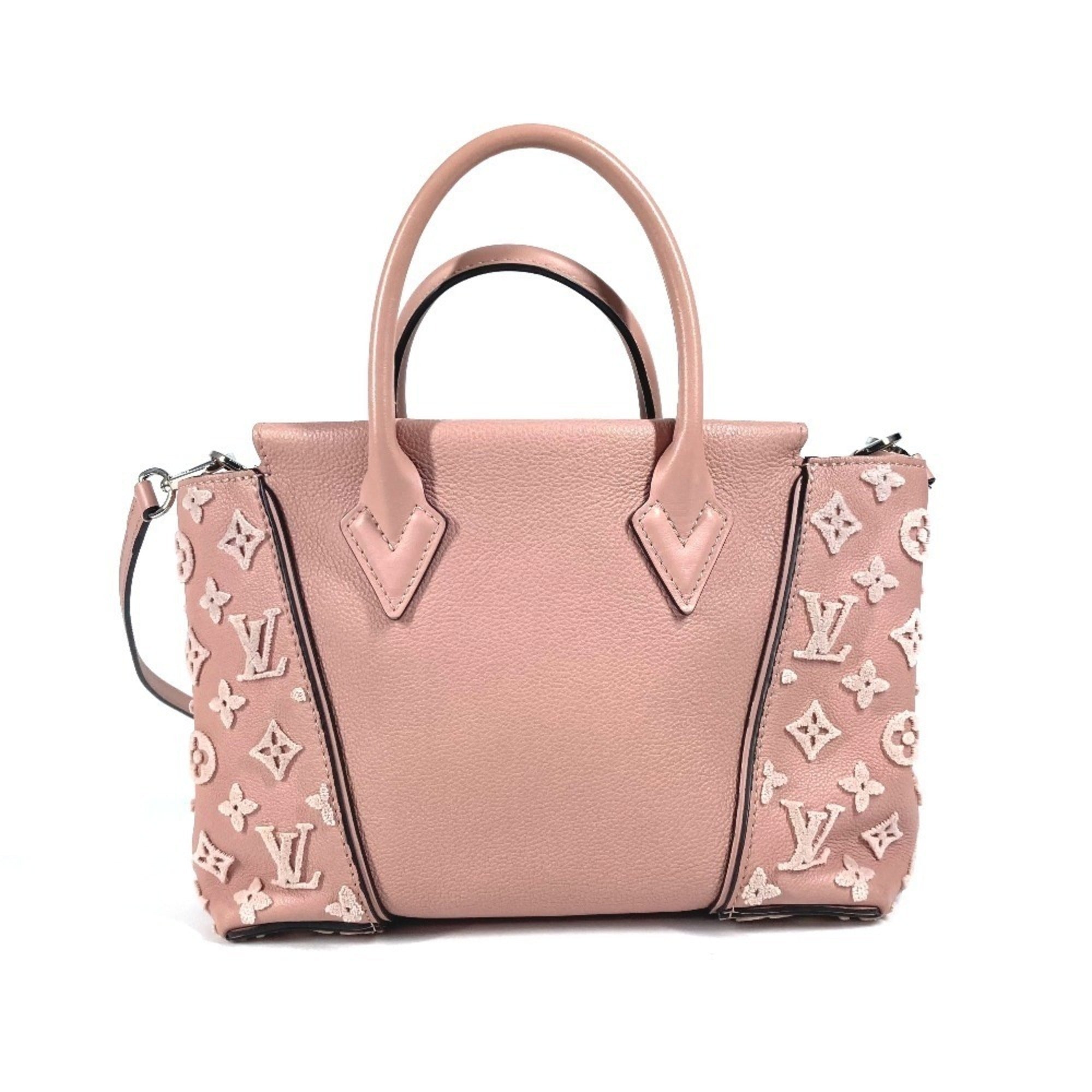 Louis Vuitton Magnolia Pink Leather Handbag Shoulder Bag Tote Bag (Pre-Owned)