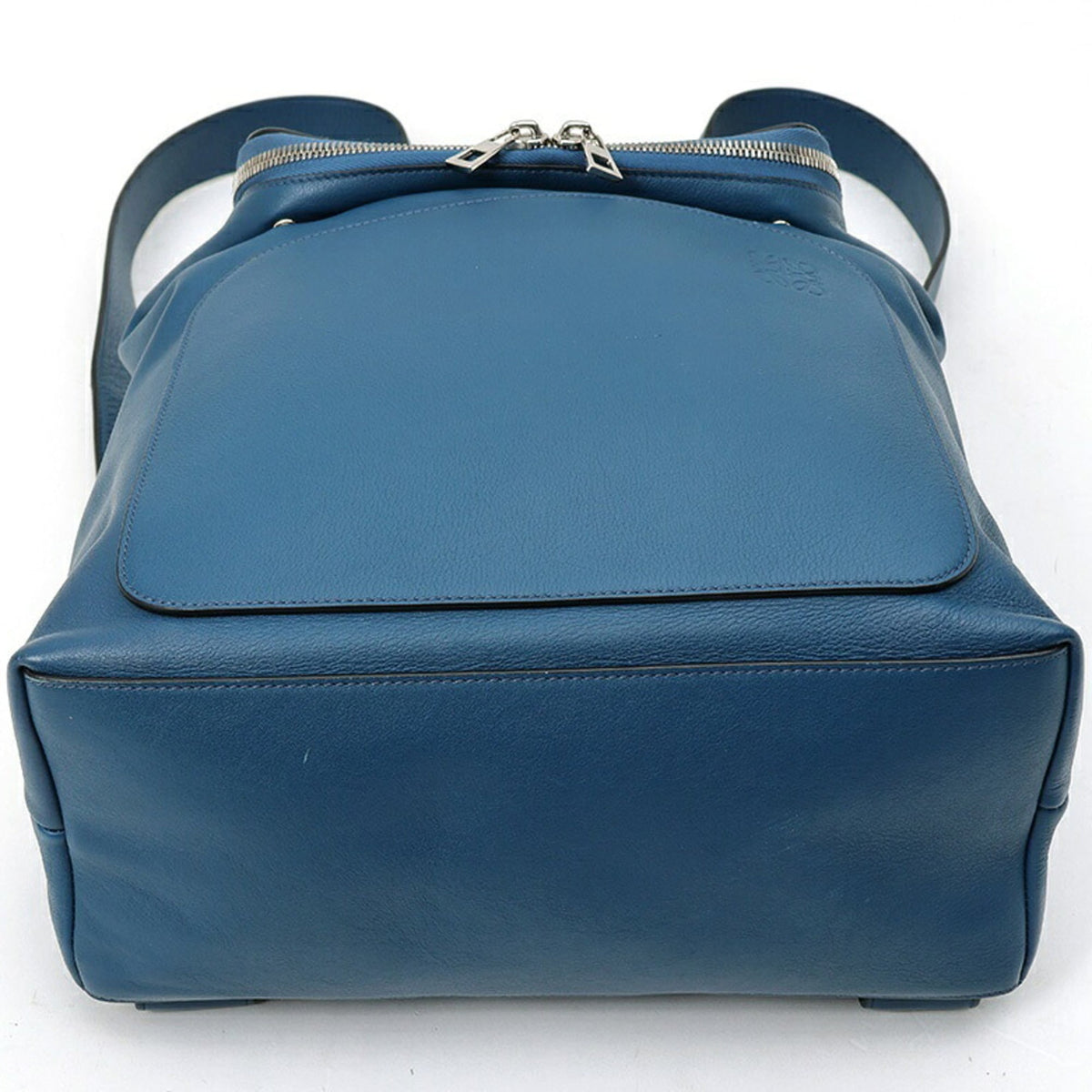 Loewe Blue Leather Backpack (Pre-Owned)