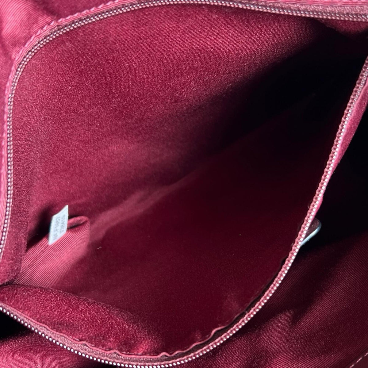 Coach Red Color Leather Suede Shoulder Bag (Pre-Owned)