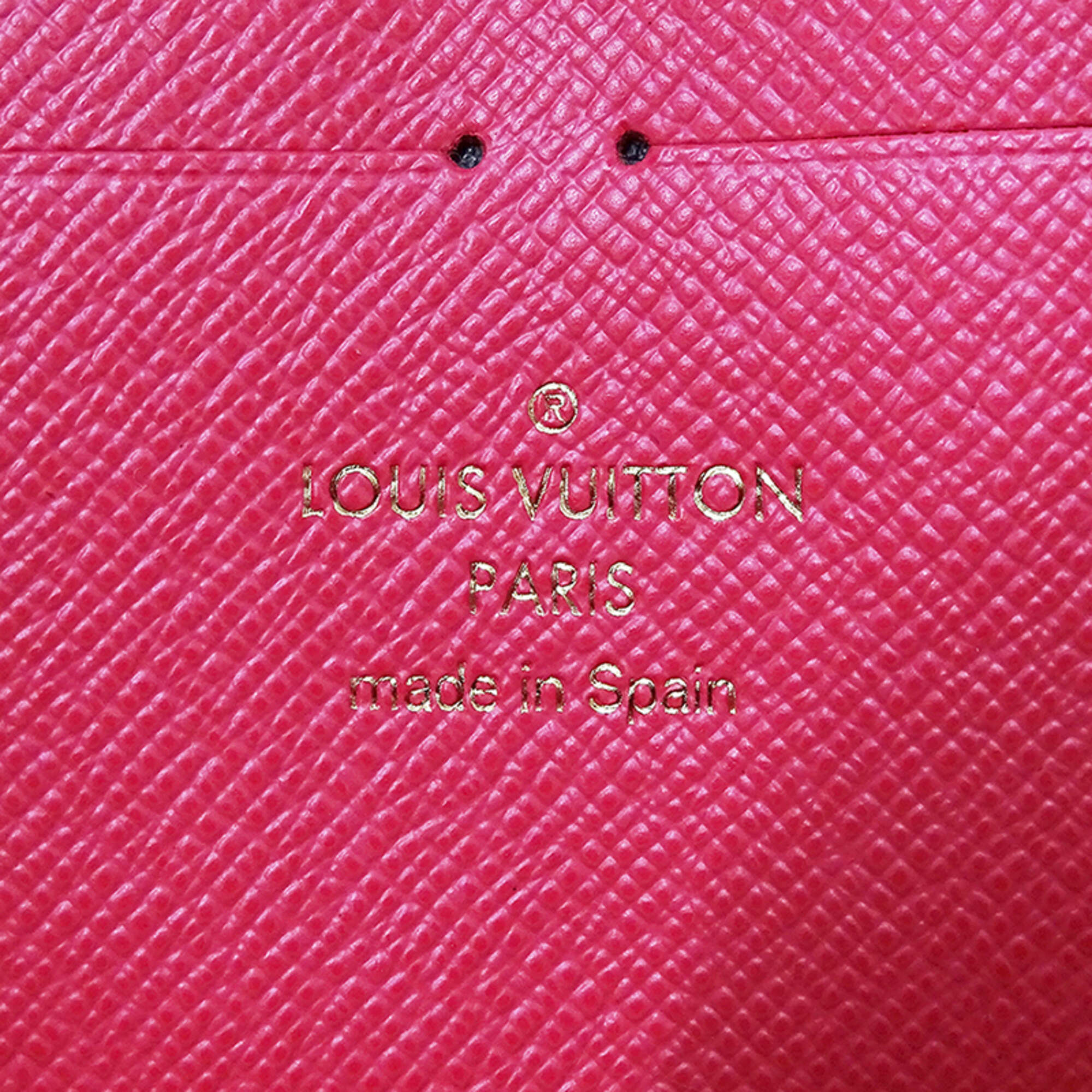 Louis Vuitton Brown Grenade Monogram Pink Monogram Long Wallet (Bi-Fold) (Pre-Owned)