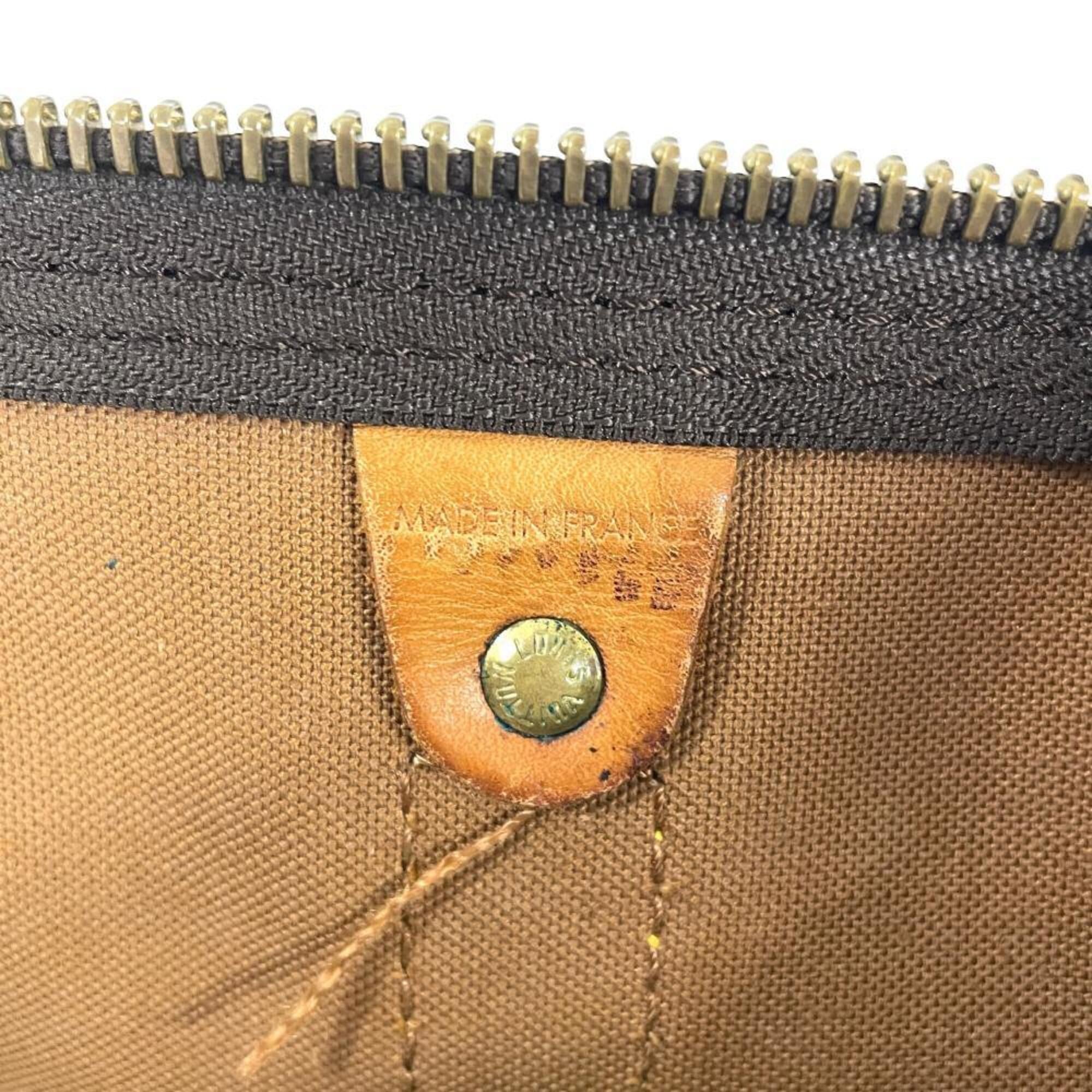 Louis Vuitton Brown Monogram Canvas Boston Bag (Pre-Owned)