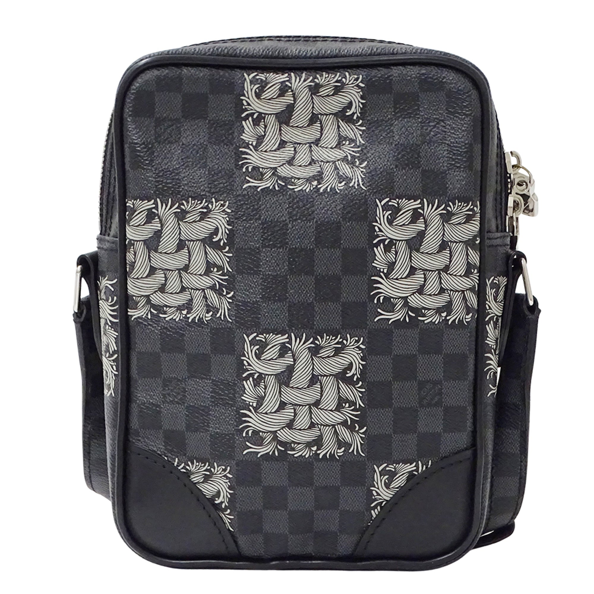 Louis Vuitton Black Damier Graphite Damier Graphite Canvas Handbag Shoulder Bag (Pre-Owned)