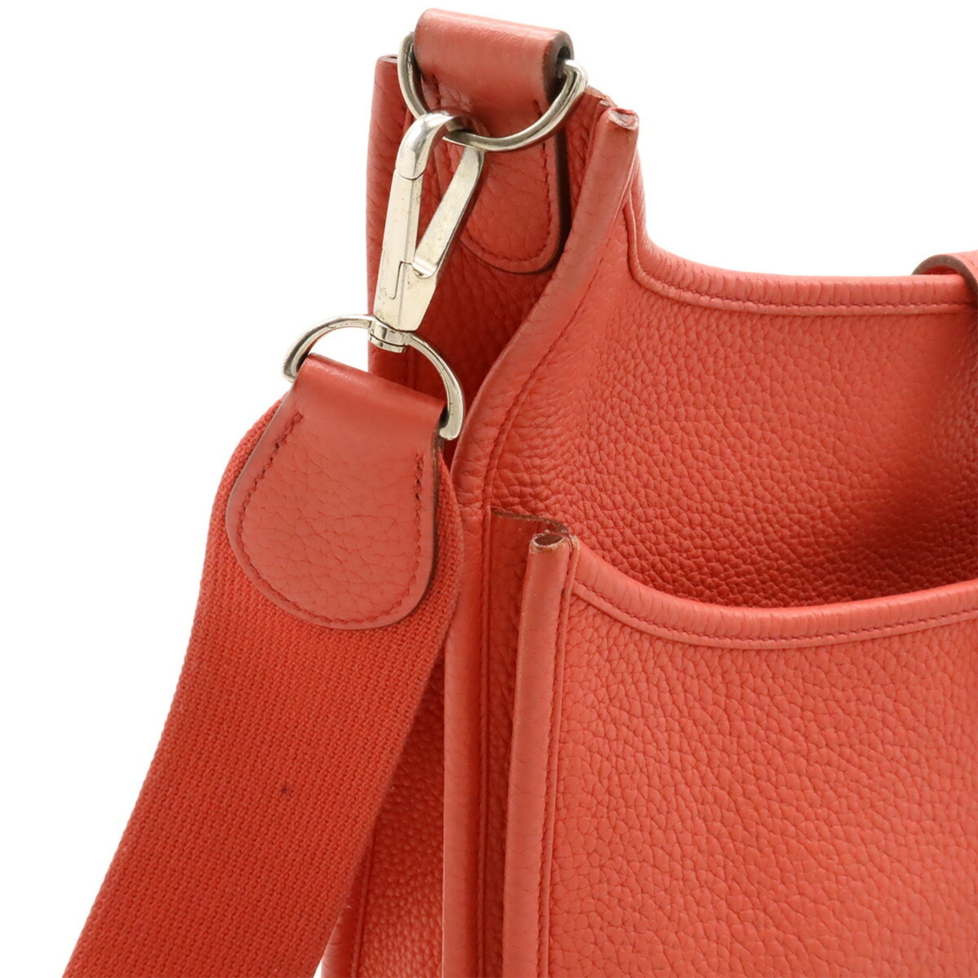 Hermes Bougainvillier Pink Taurillon Clemence Leather Shoulder Bag (Pre-Owned)