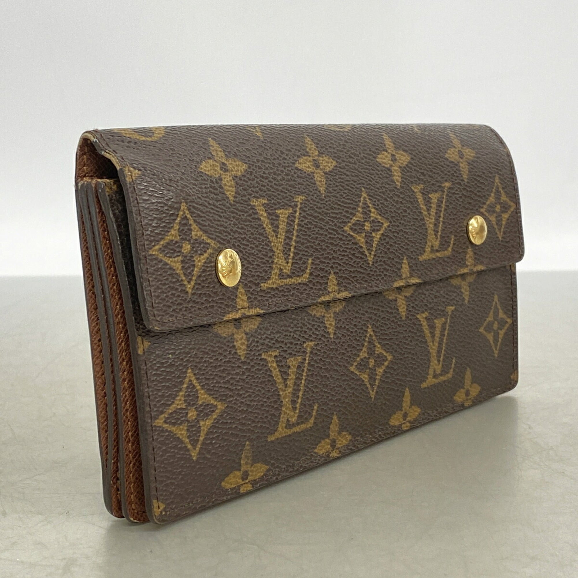 Louis Vuitton Brown Long Wallet (Bi-Fold) (Pre-Owned)