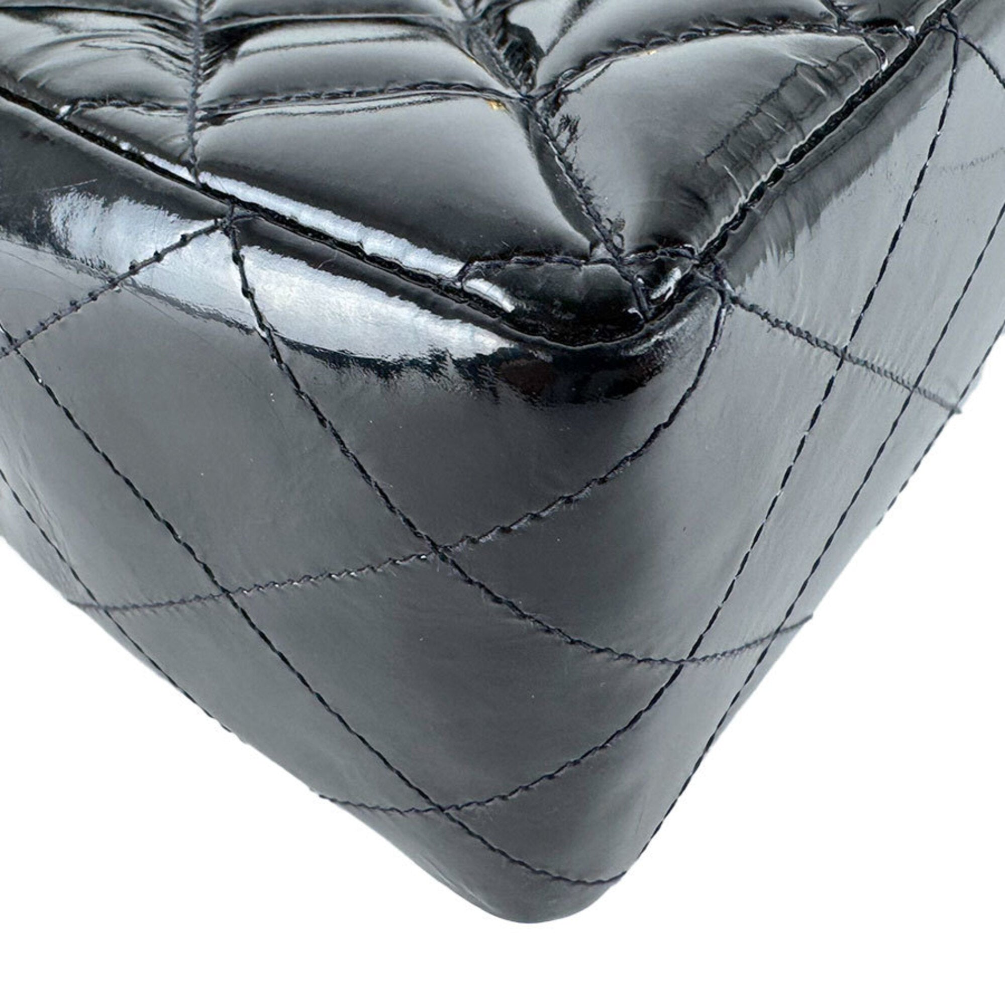 Chanel Black Patent Leather Backpack (Pre-Owned)
