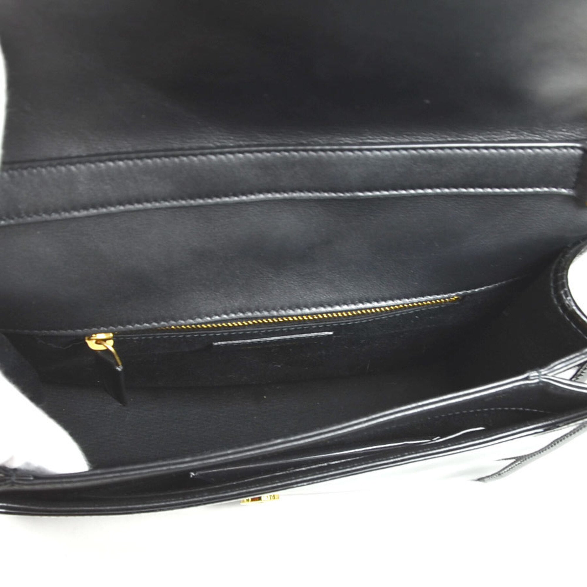 Saint Laurent Black Patent Leather Shoulder Bag (Pre-Owned)