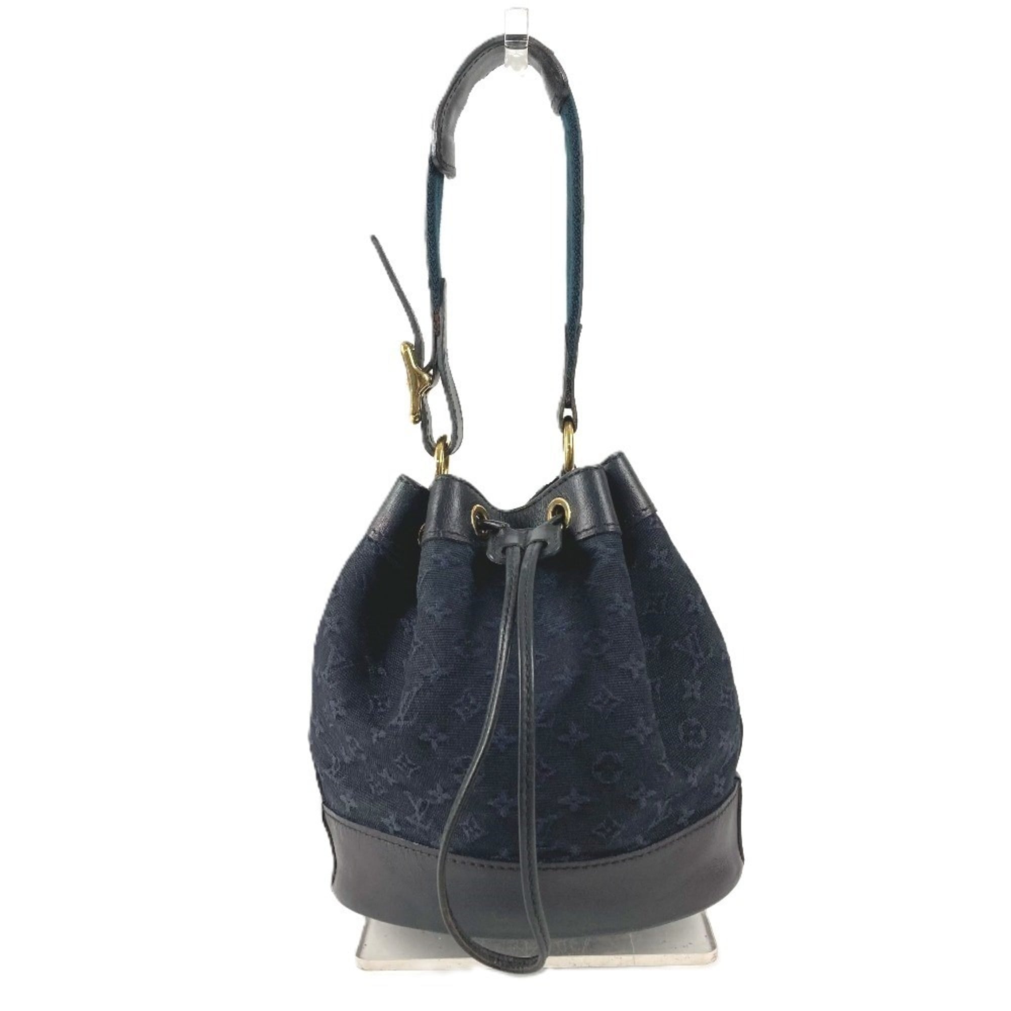 Louis Vuitton Navy Monogram Mini Handbag Shoulder Bag (Pre-Owned)