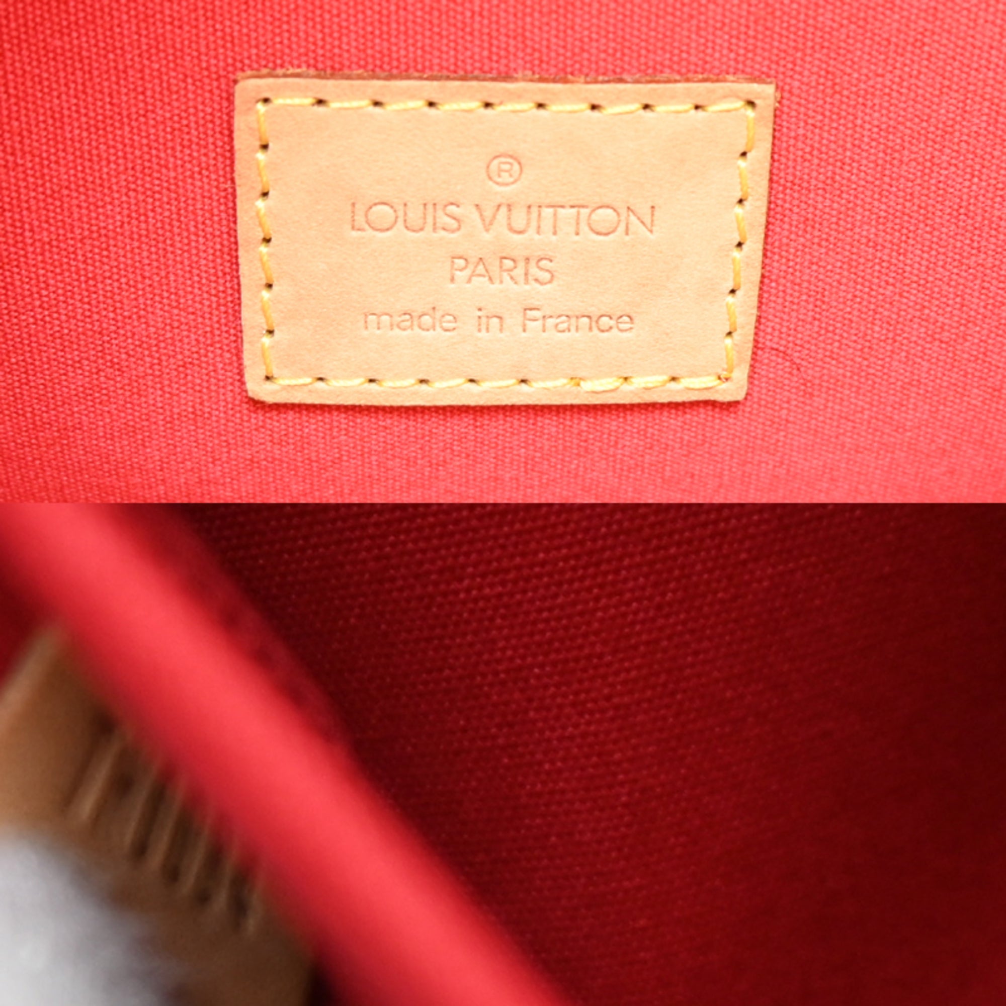 Louis Vuitton Red Color Vernis Shoulder Bag (Pre-Owned)