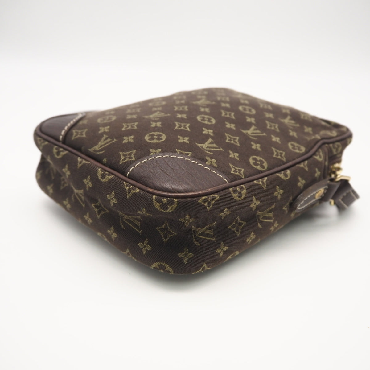 Louis Vuitton Monogram Brown Coated Canvas Leather Shoulder Bag (Pre-Owned)