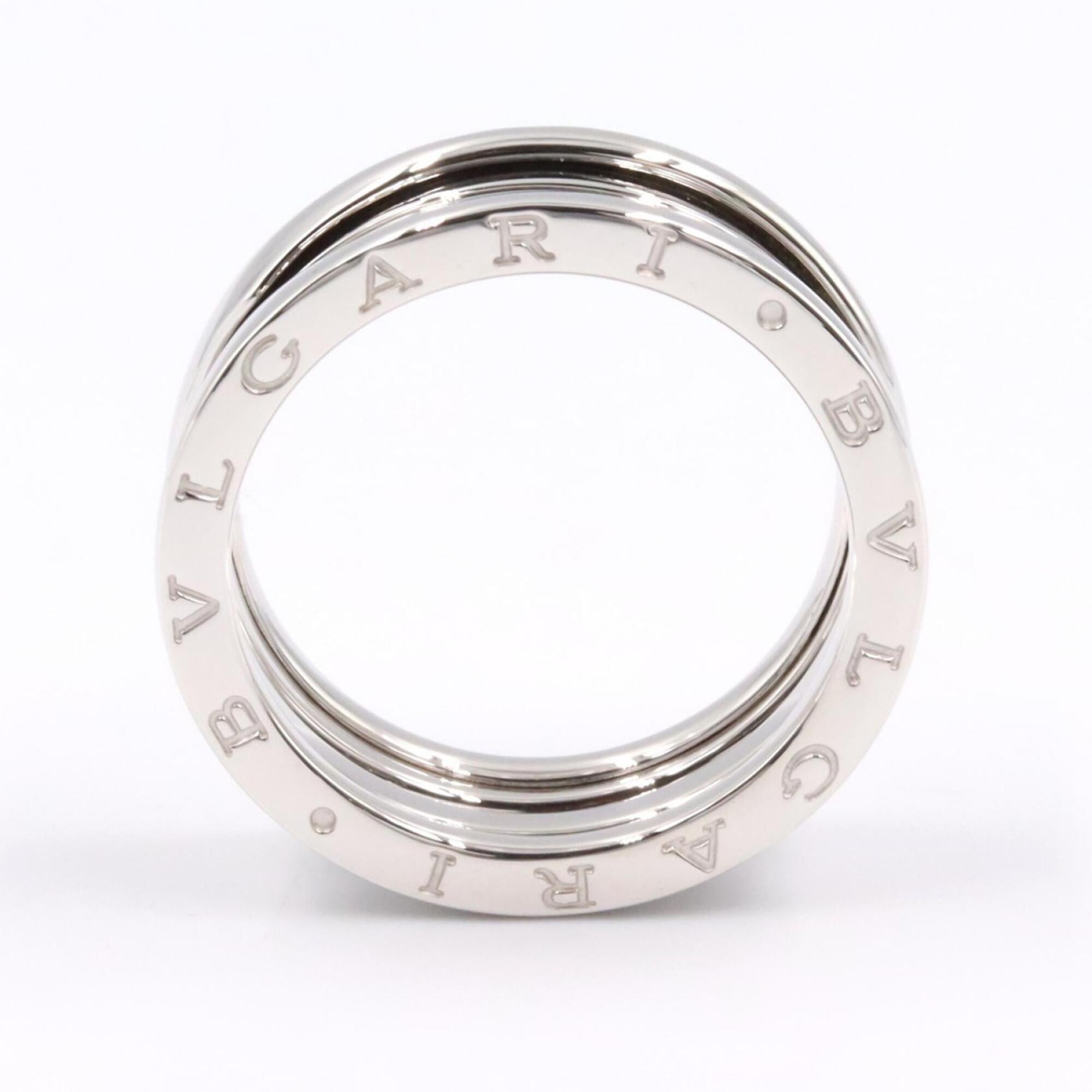 Bvlgari Silver White Gold (18K) Band Ring (Pre-Owned)