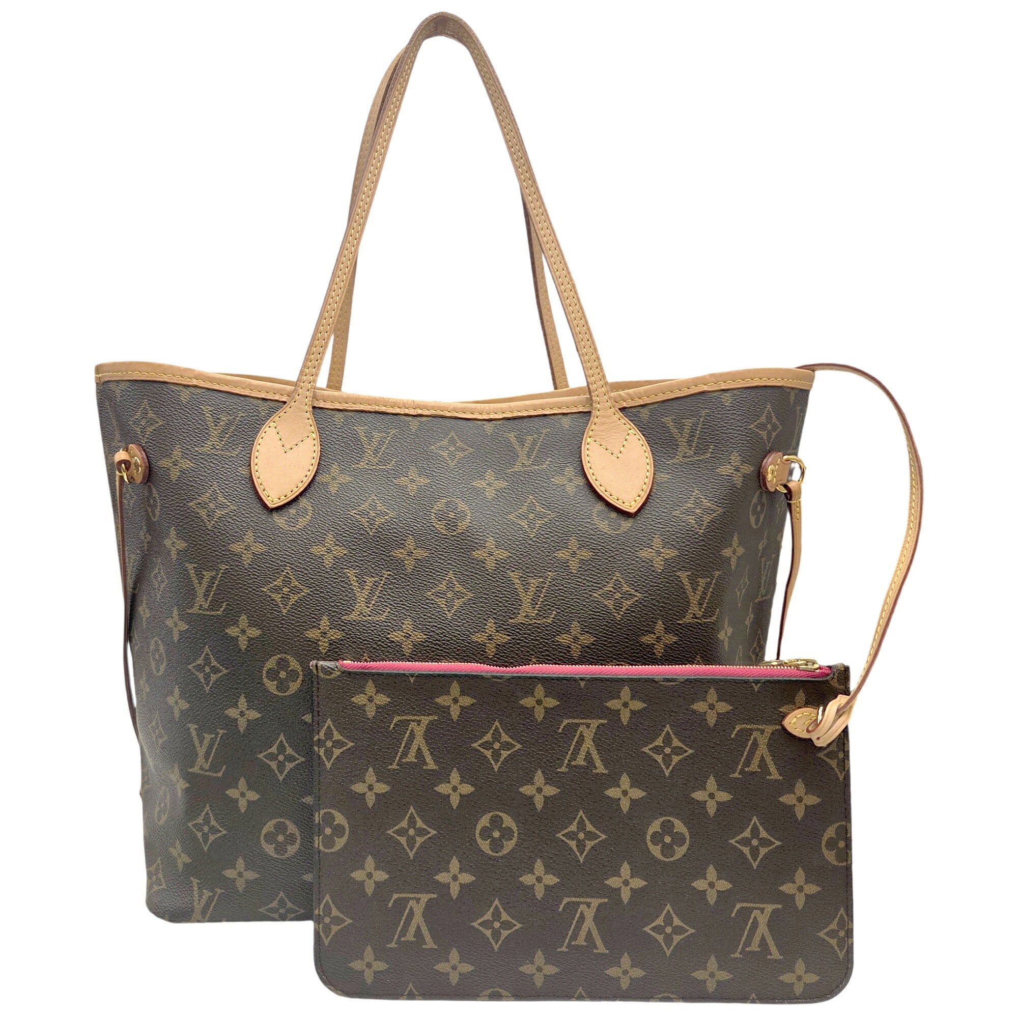 Louis Vuitton Monogram Brown Monogram Pivoine Monogram Pouch Tote Bag (Pre-Owned)