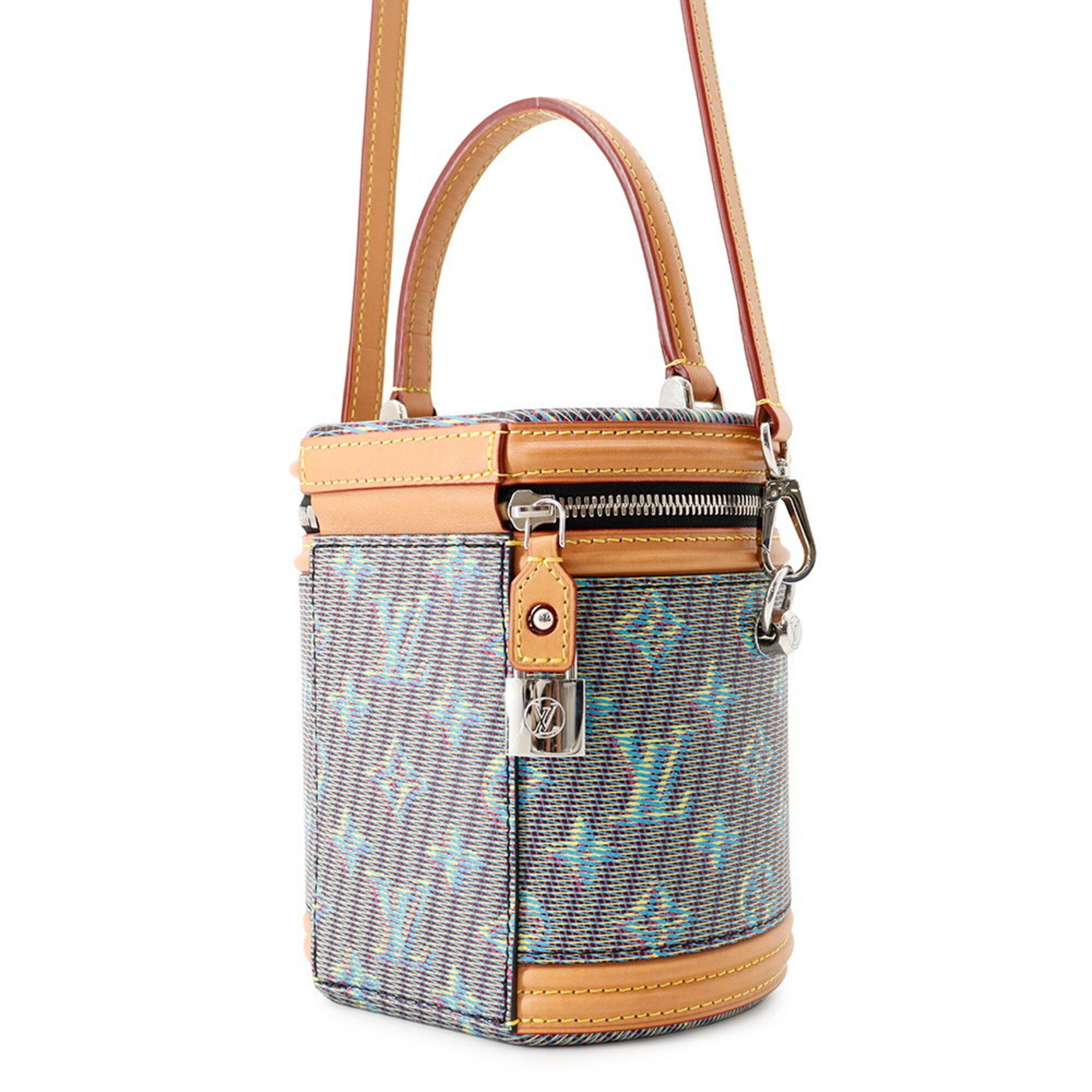 Louis Vuitton Monogram Blue Monogram Handbag Shoulder Bag (Pre-Owned)
