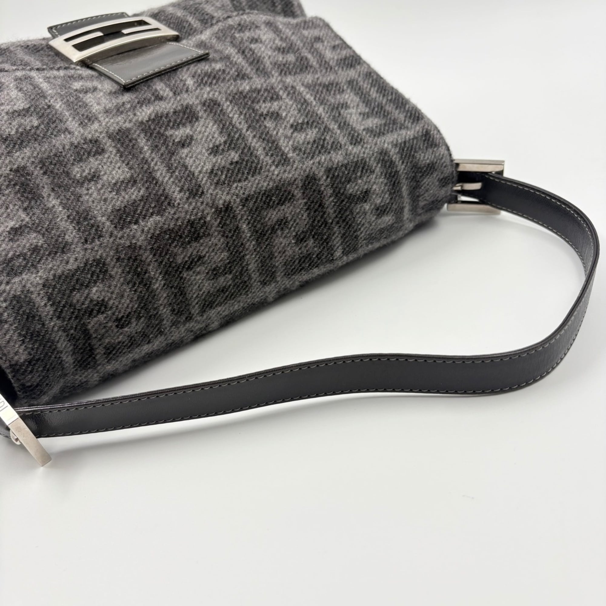 Fendi Gray Handbag (Pre-Owned)