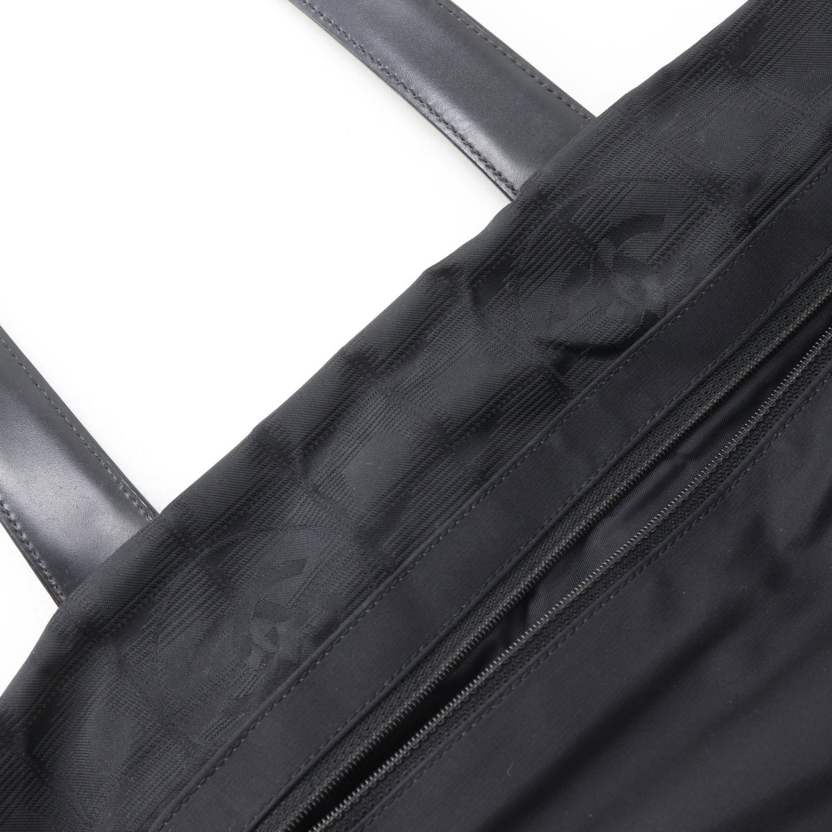 Chanel Black New Travel Line Tote Bag Weekend Bag (Pre-Owned)