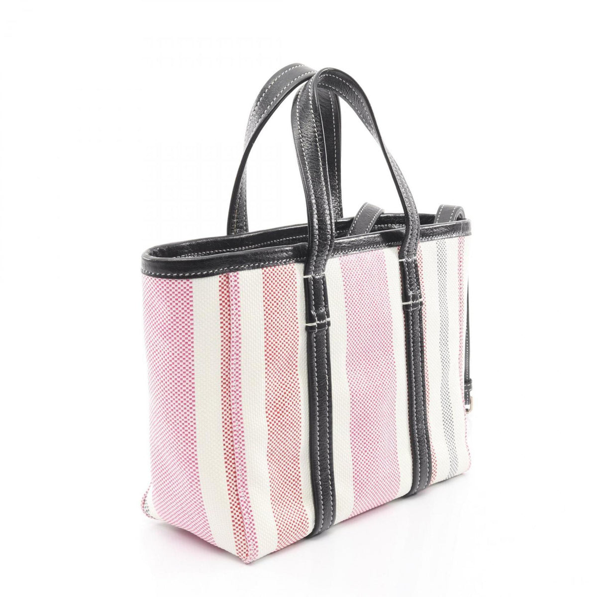 Balenciaga Multi-Color White Canvas Handbag (Pre-Owned)