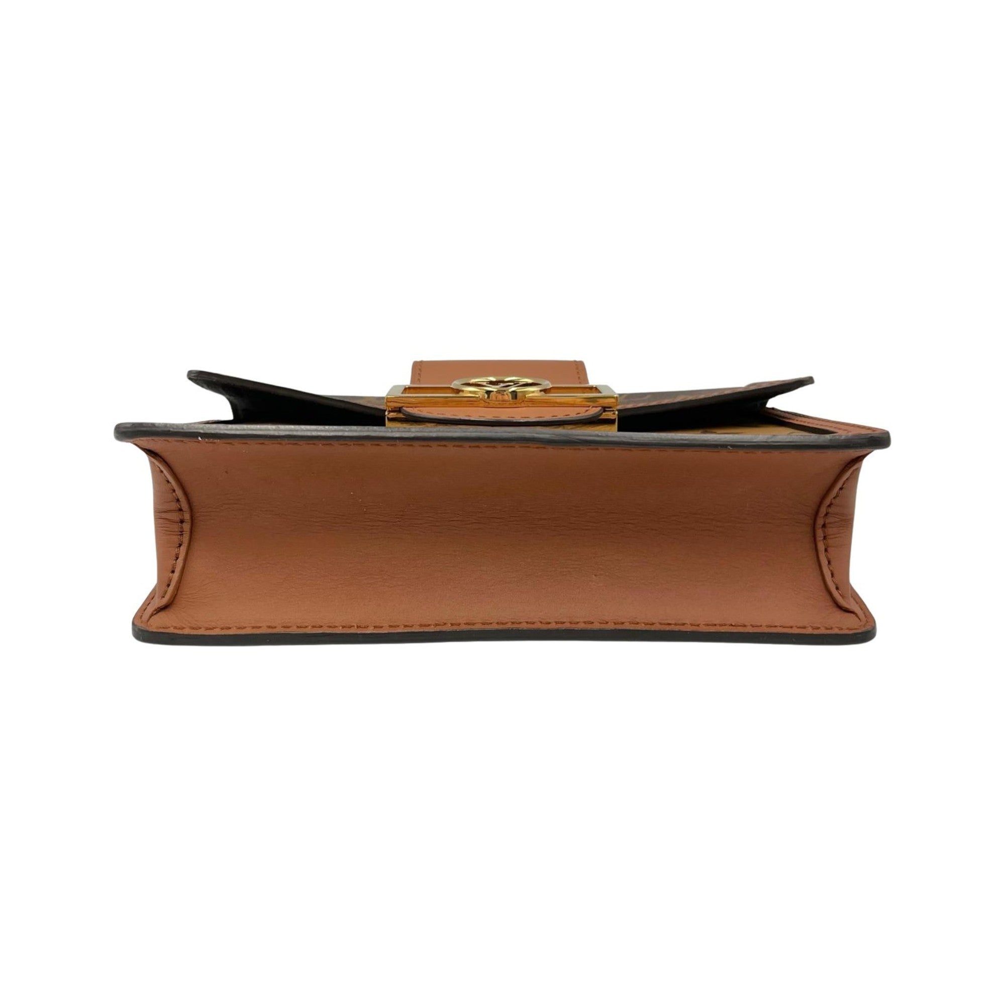 Louis Vuitton Brown Leather Shoulder Bag (Pre-Owned)