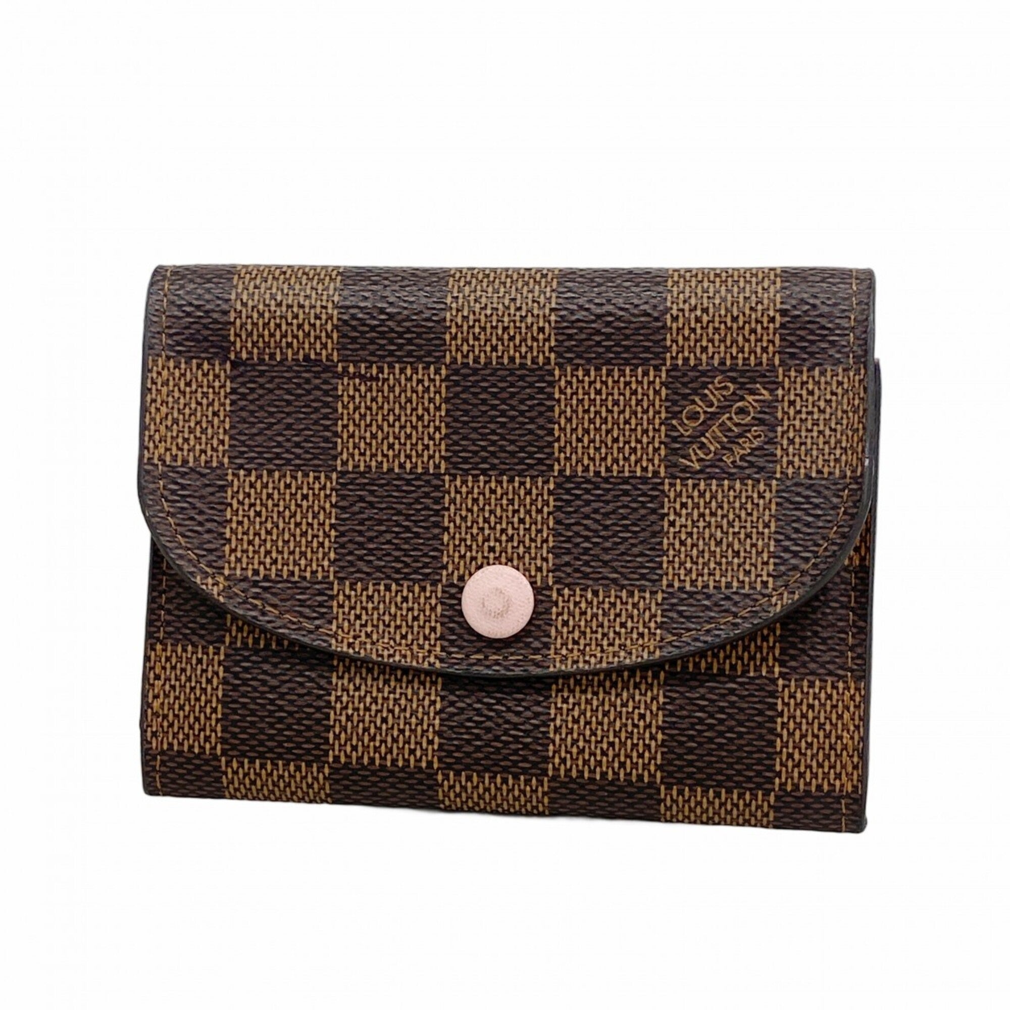 Louis Vuitton Ebene Coin Purse/Coin Case (Pre-Owned)