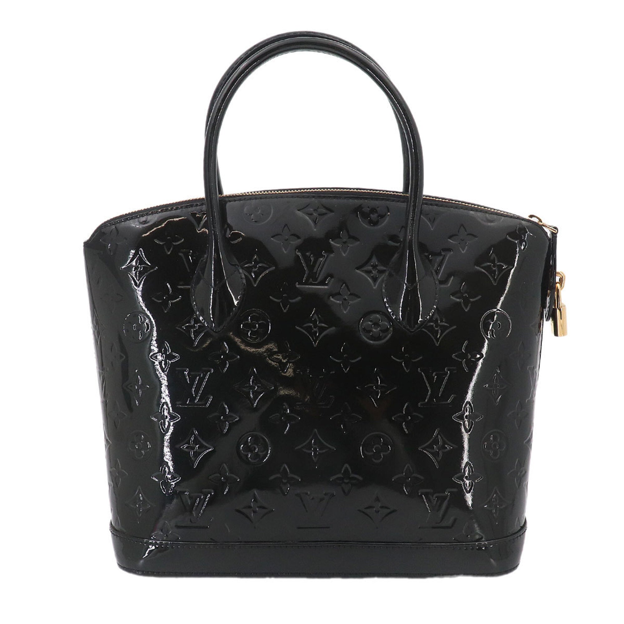 Louis Vuitton Noir Monogram Vernis Handbag (Pre-Owned)