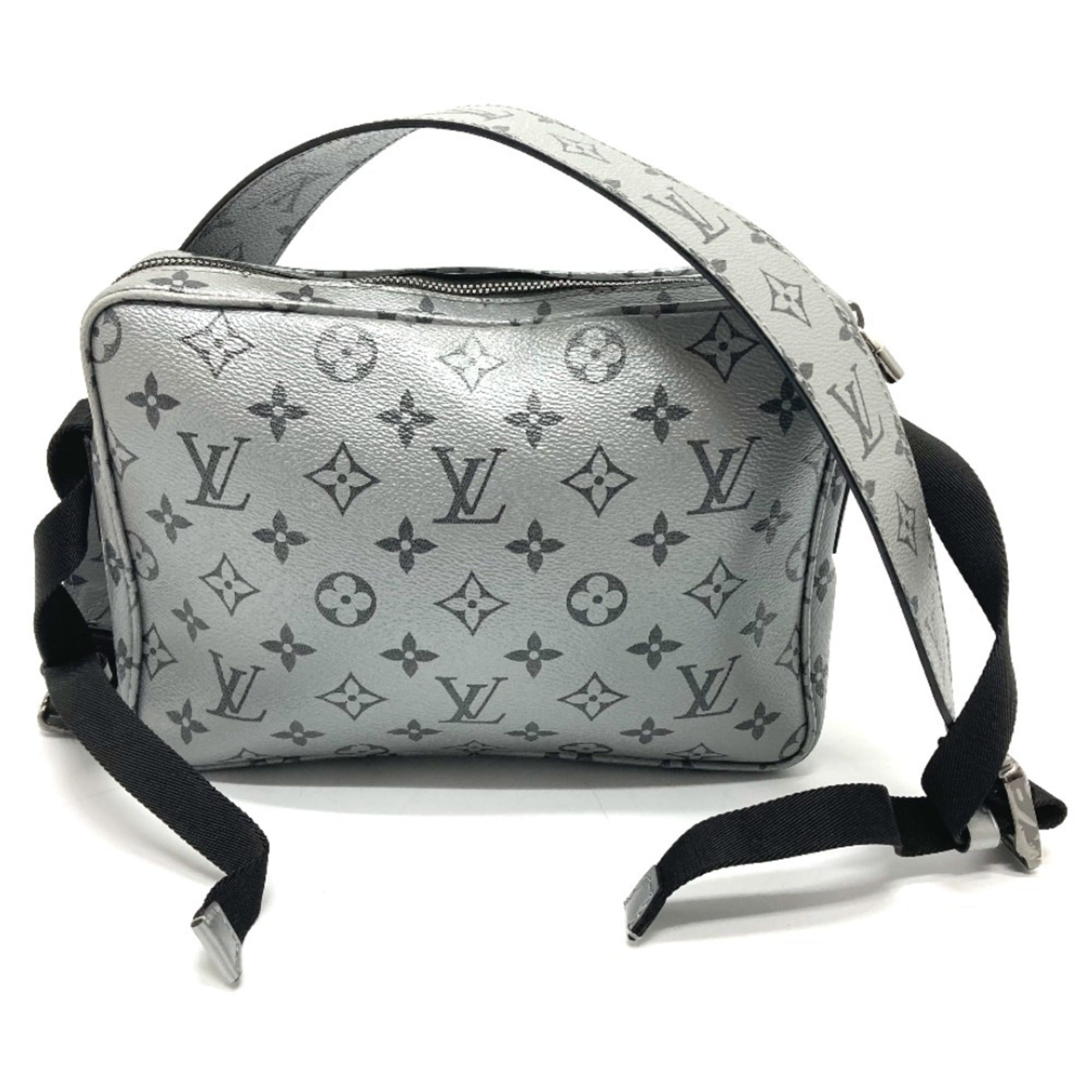 Louis Vuitton Silver Monogram Shoulder Bag (Pre-Owned)