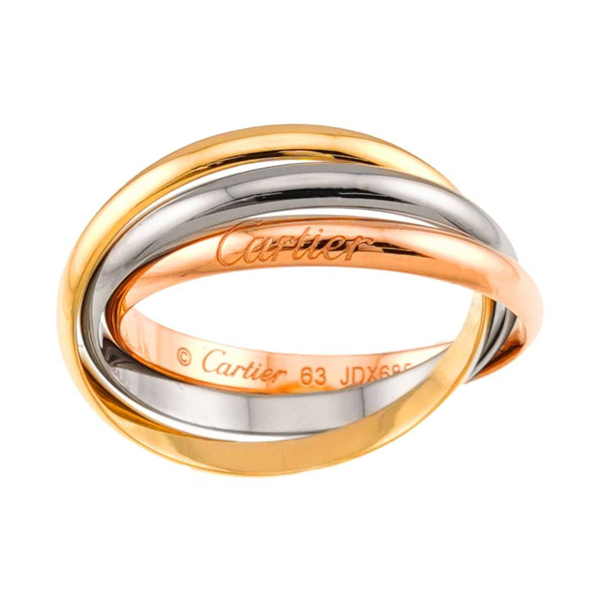 Cartier Yellow Gold (18K) Pink Gold (18K) White Gold (18K) Band Ring (Pre-Owned)