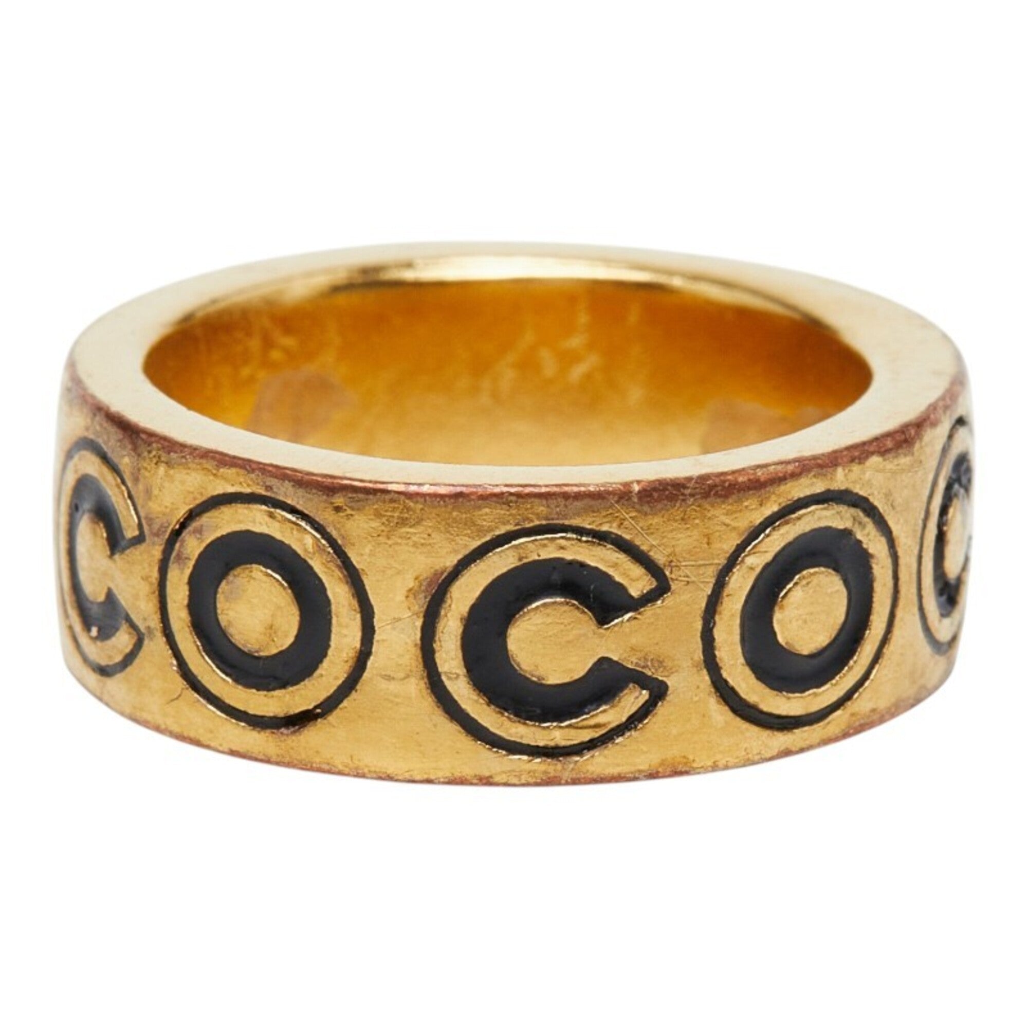 Chanel Gold Band Ring (Pre-Owned)