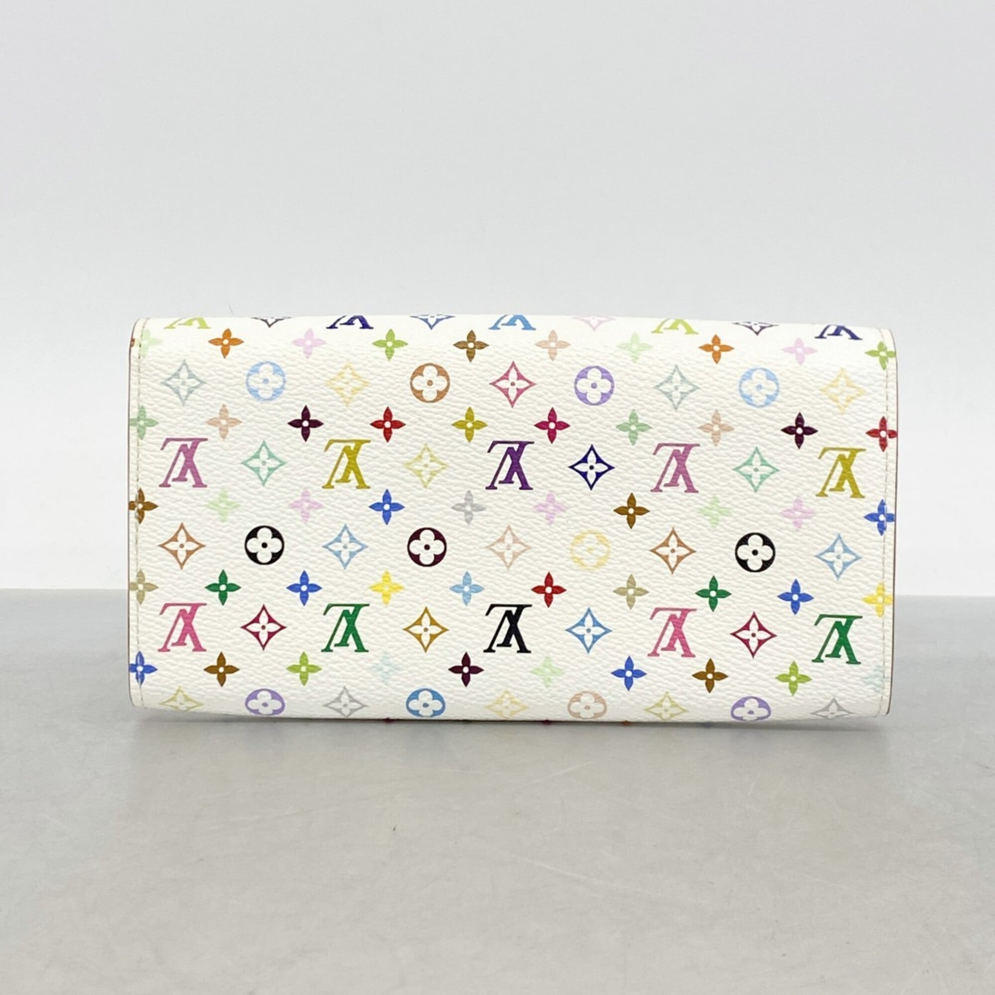 Louis Vuitton Blanc Figue Long Wallet (Bi-Fold) (Pre-Owned)