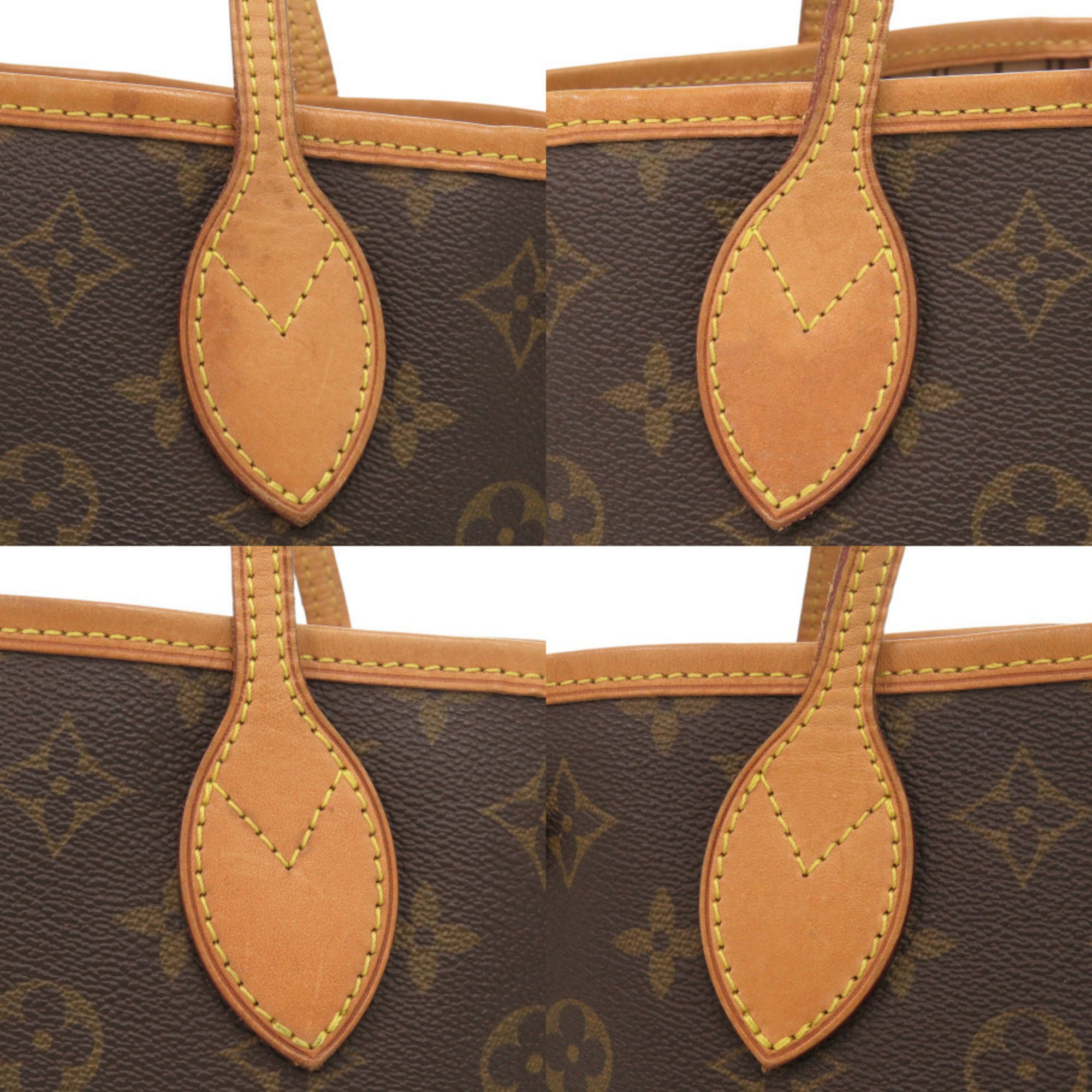 Louis Vuitton Beige Monogram Canvas Tote Bag (Pre-Owned)
