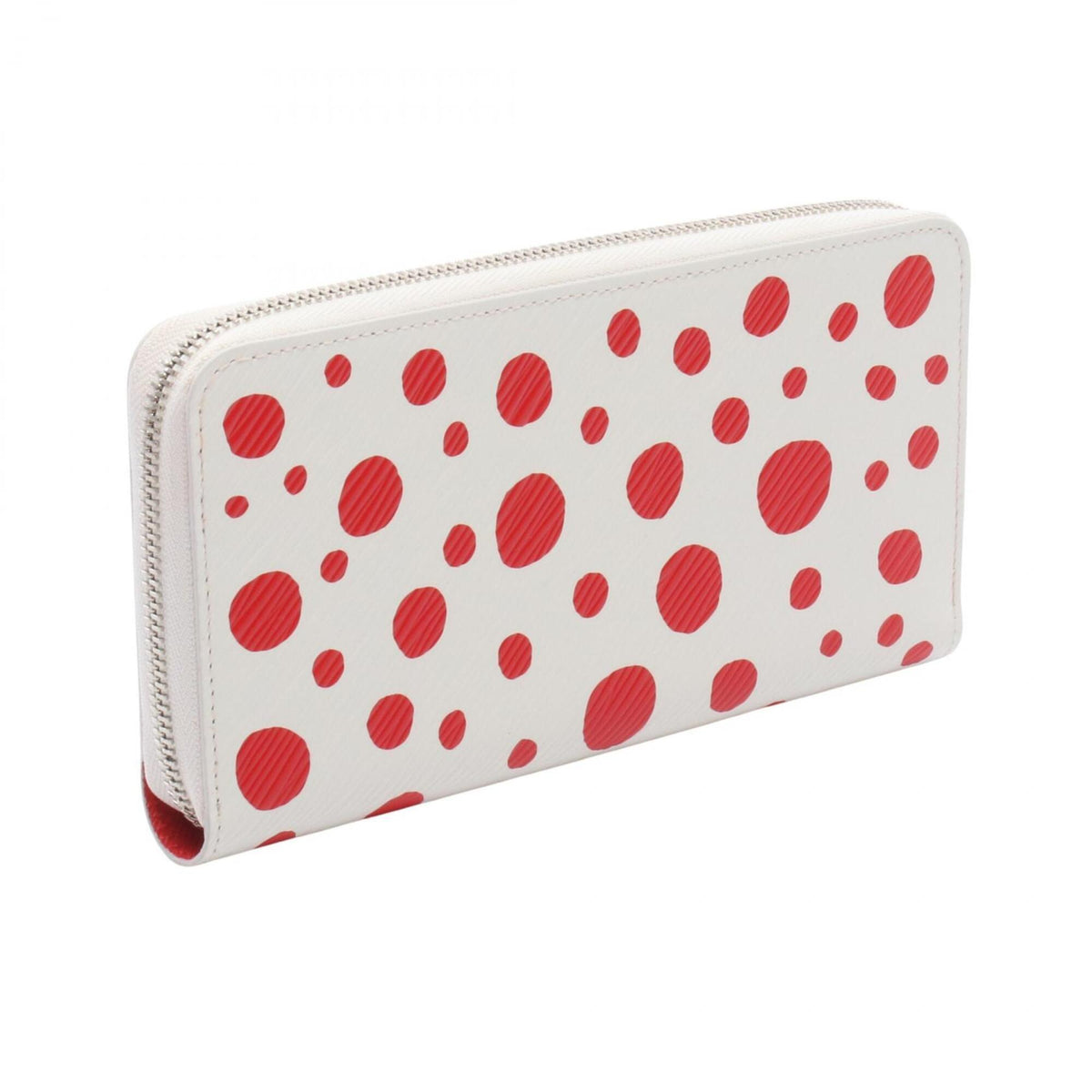 Louis Vuitton Blanc Red Color White Epi Leather Long Wallet (Bi-Fold) (Pre-Owned)