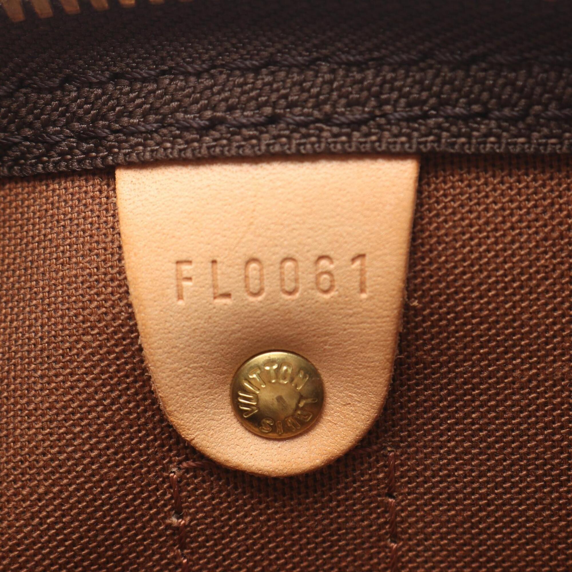 Louis Vuitton Brown Monogram Coated Canvas Boston Bag Handbag (Pre-Owned)