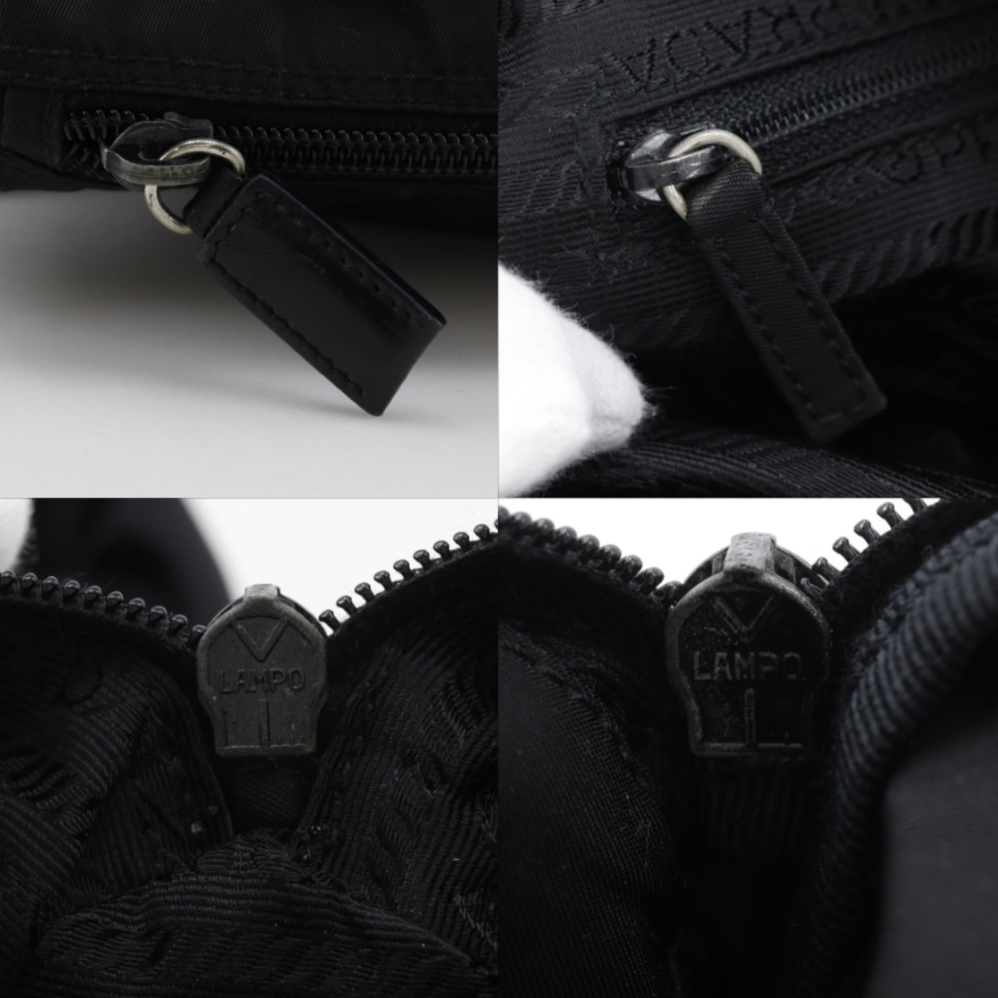 Prada Black Nylon Shoulder Bag (Pre-Owned)