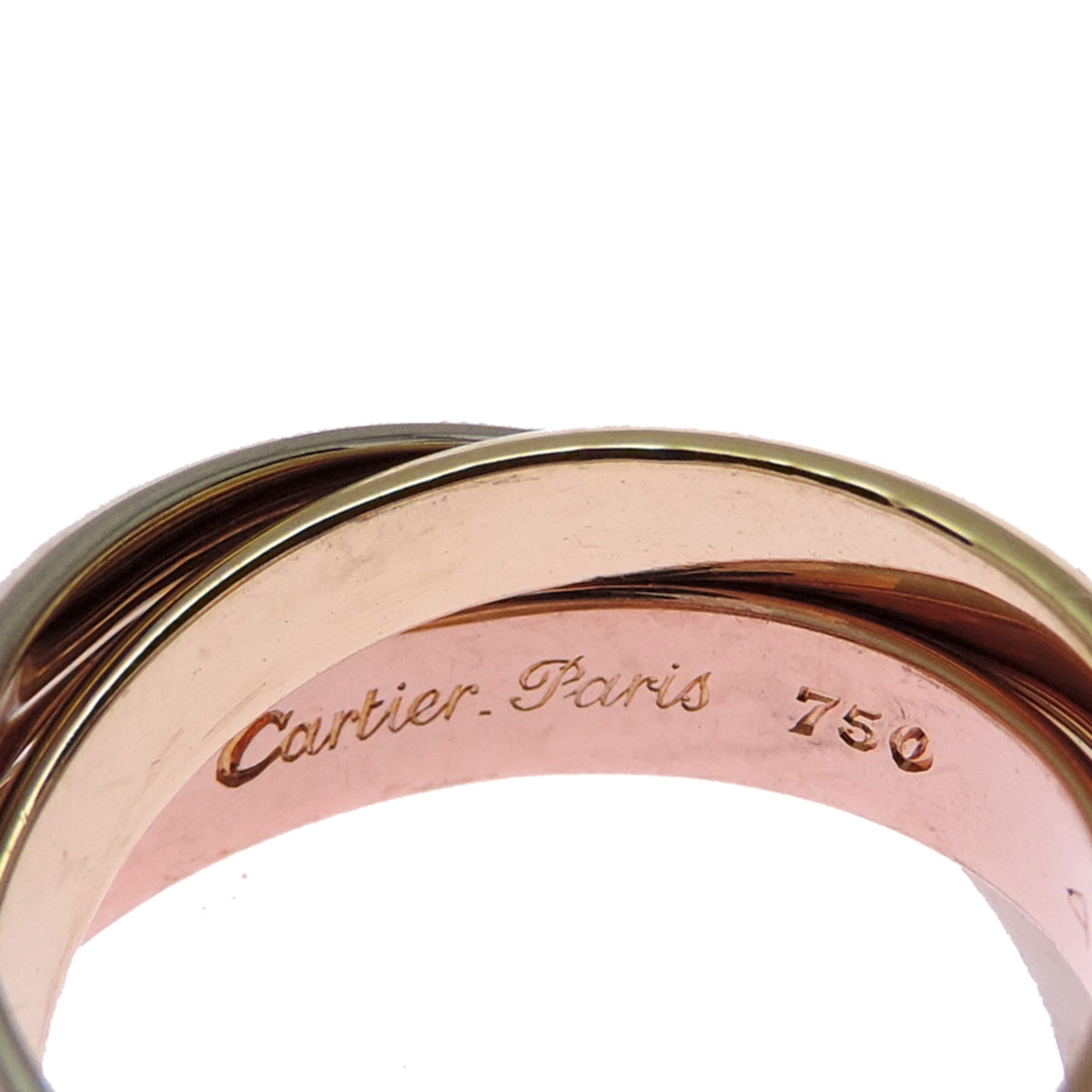 Cartier Yellow Gold (18K) Pink Gold (18K) White Gold (18K) Band Ring (Pre-Owned)
