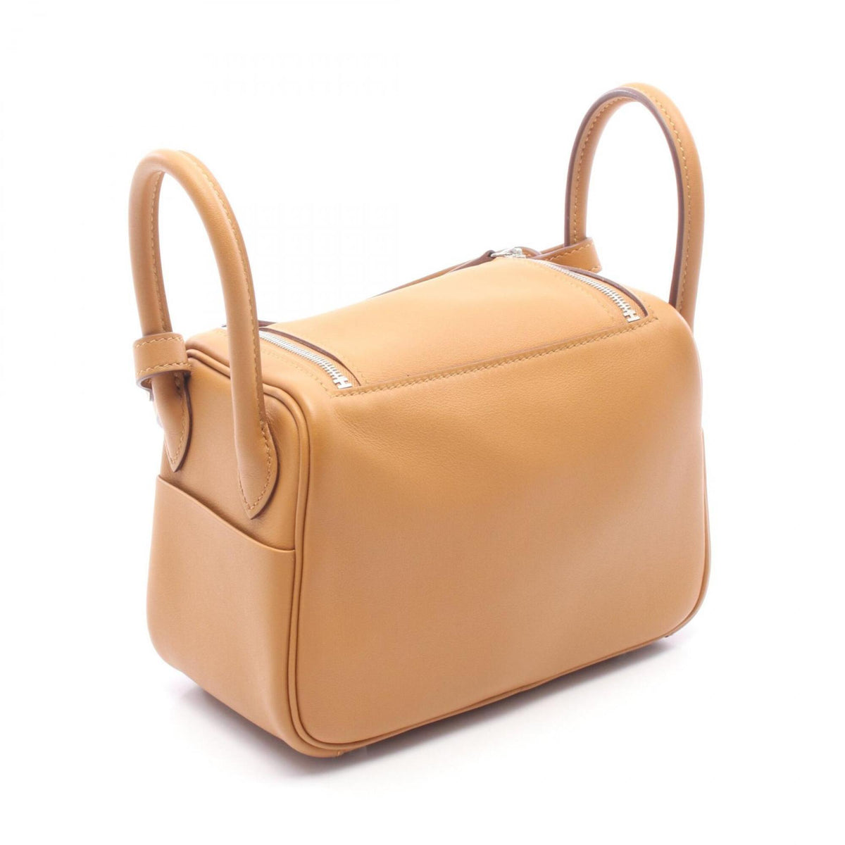 Hermes Brown Camel Swift Leather Handbag Shoulder Bag (Pre-Owned)