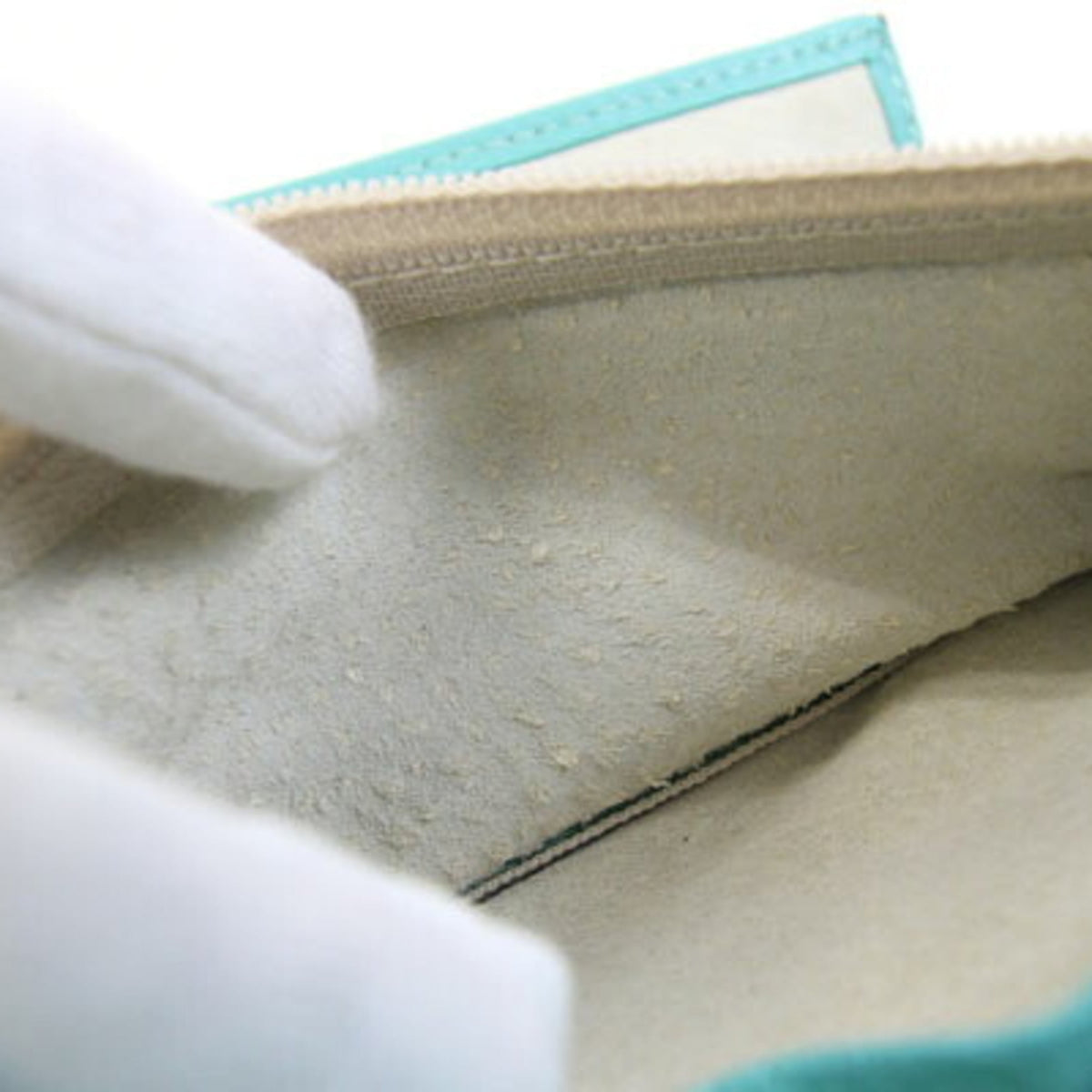 Tiffany Tiffany Blue Leather Pouch (Pre-Owned)