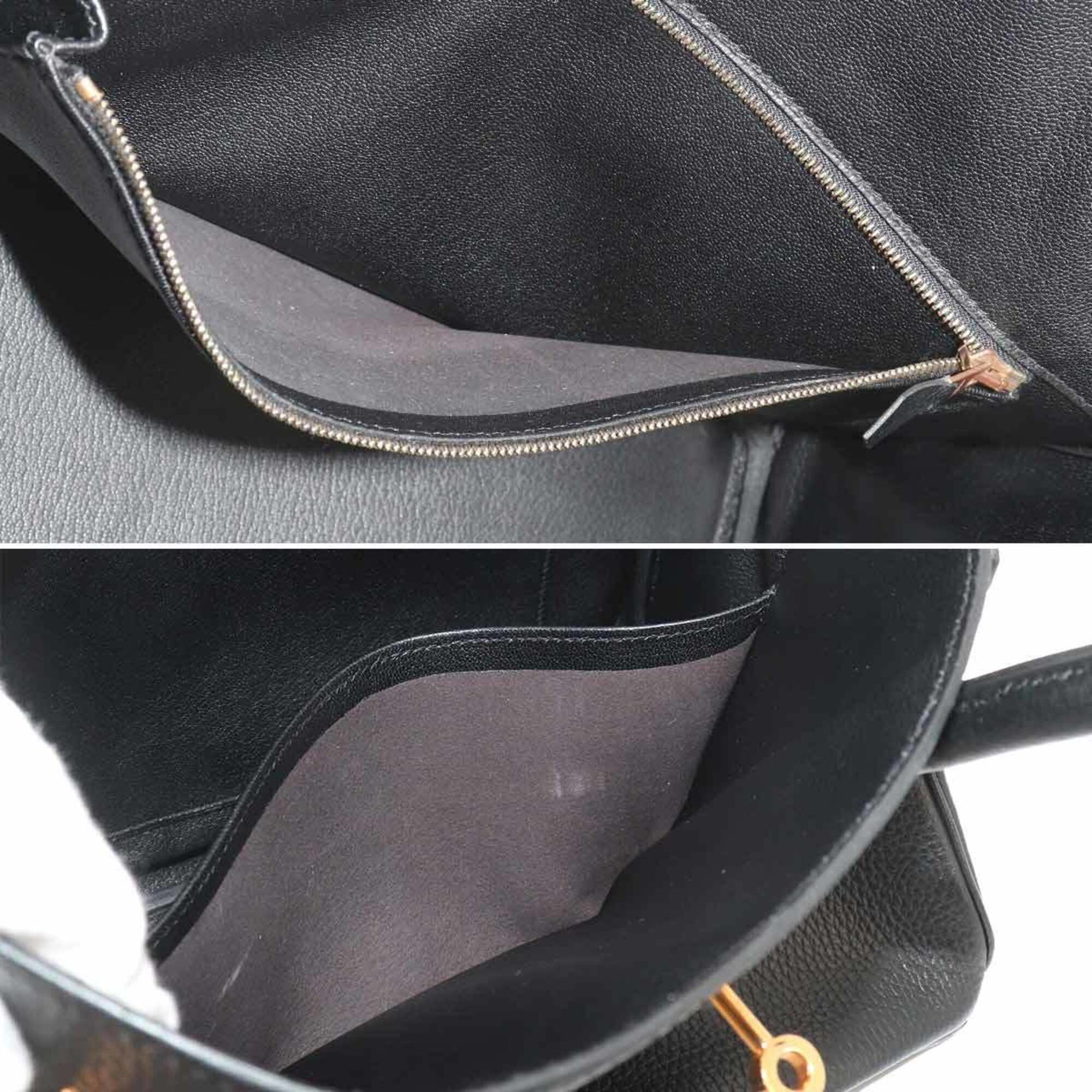 Hermes Black Ardennes Leather Handbag (Pre-Owned)