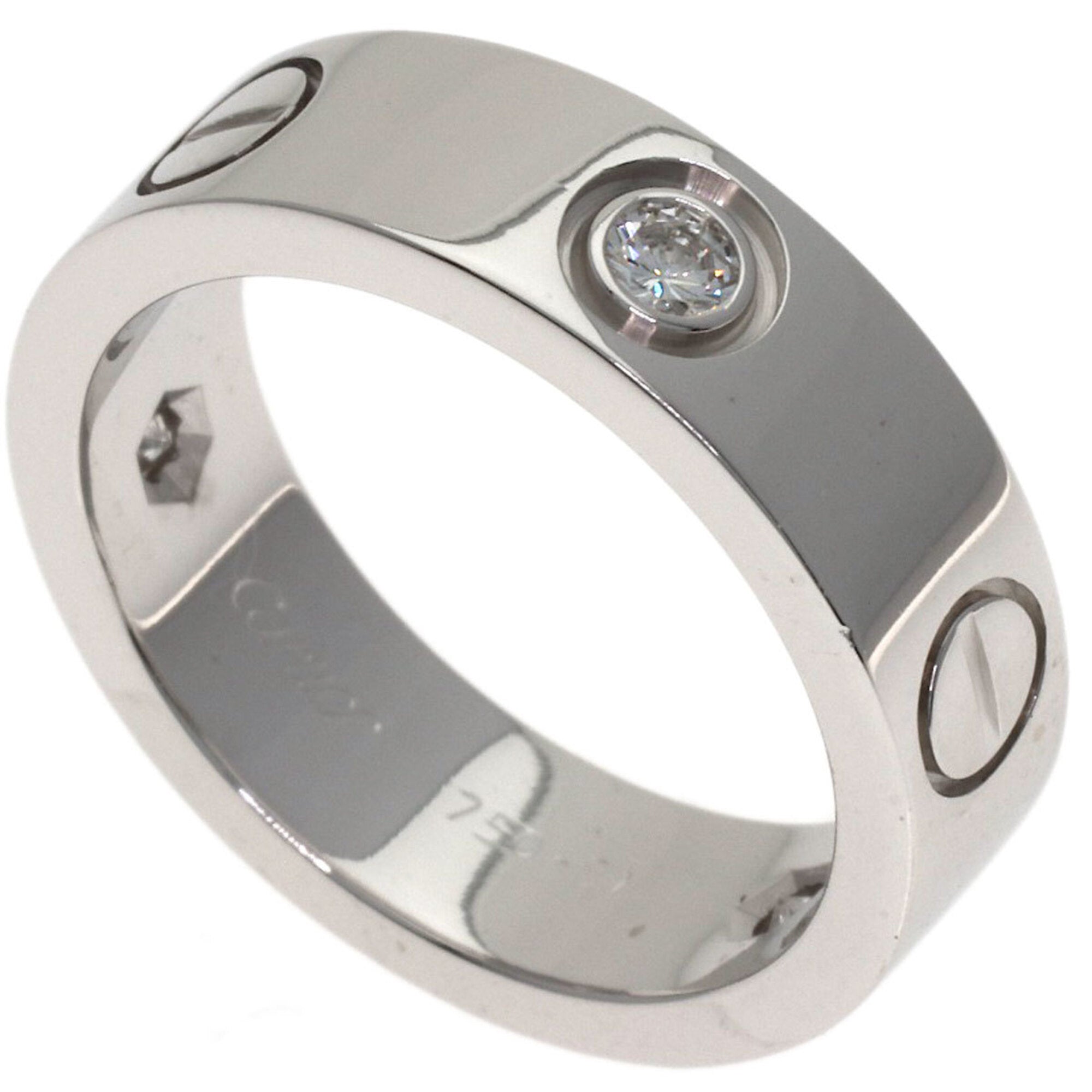 Cartier Love White Gold (18K) Band Ring (Pre-Owned)