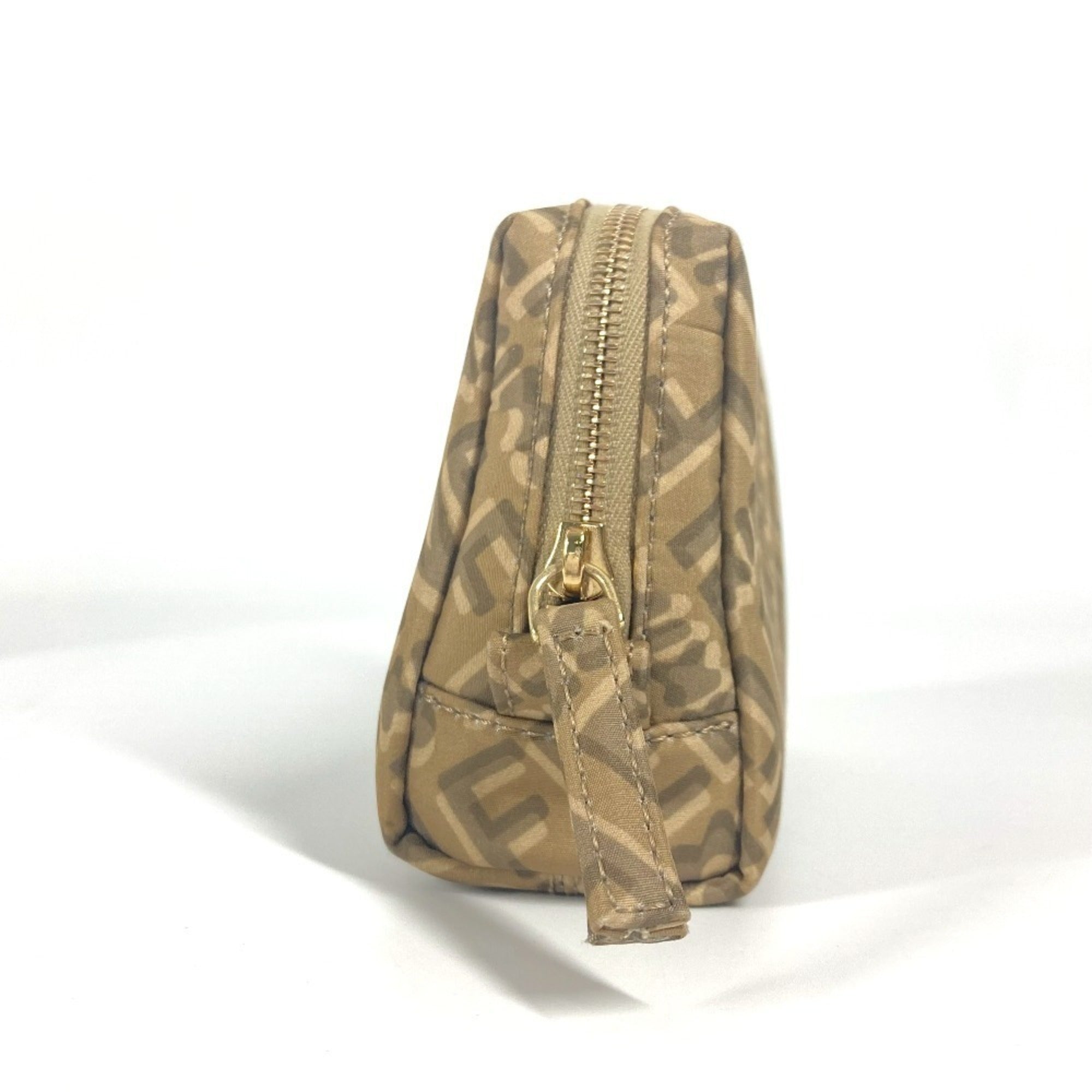 Fendi Beige Nylon Pouch (Pre-Owned)