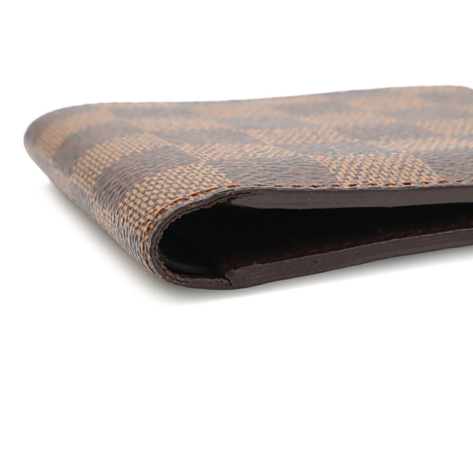 Louis Vuitton Brown Pvc Coated Canvas Bill Wallet (Bi-Fold) (Pre-Owned)