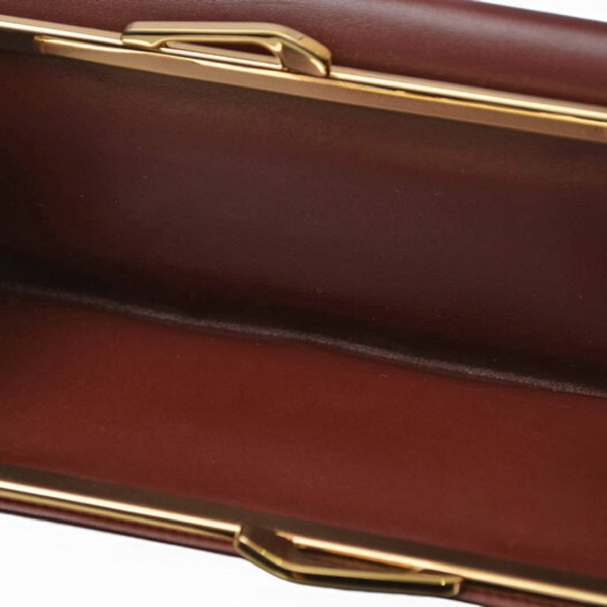 Cartier Must Bordeaux Leather Long Wallet (Bi-Fold) (Pre-Owned)