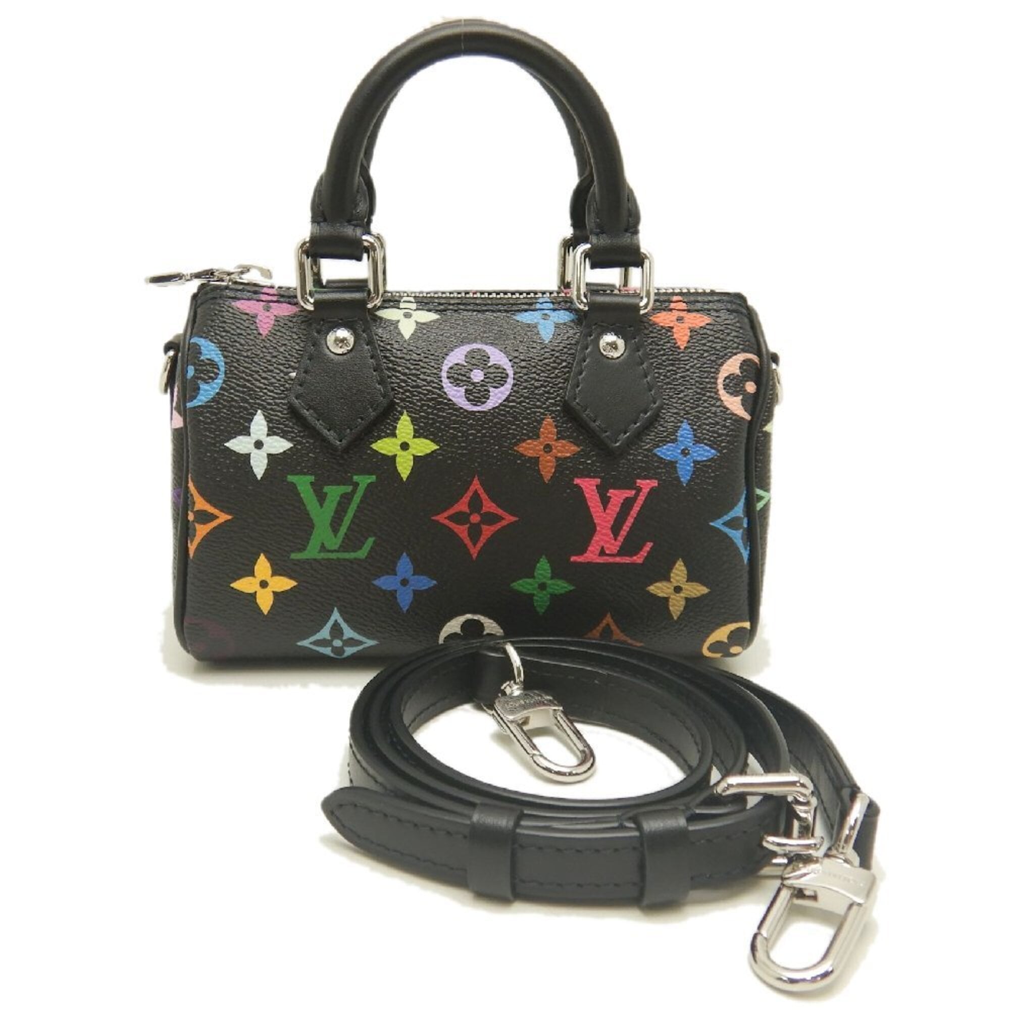Louis Vuitton Noir Monogram Multicolore Handbag (Pre-Owned)