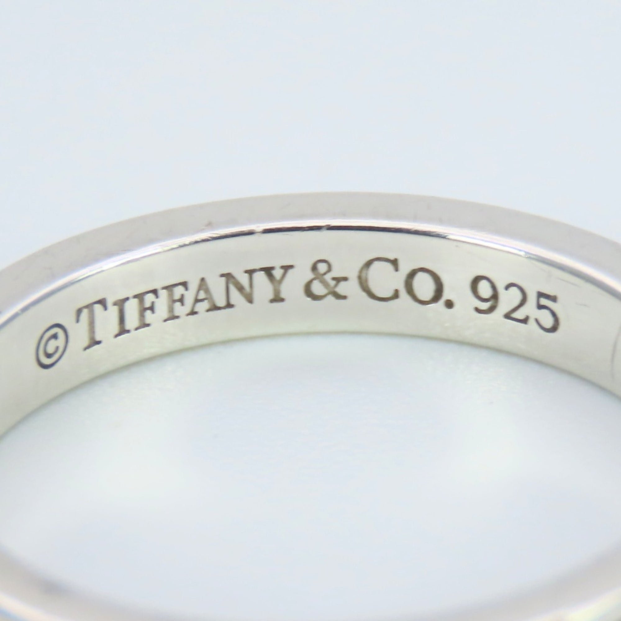 Tiffany Silver Silver 925 Band Ring (Pre-Owned)