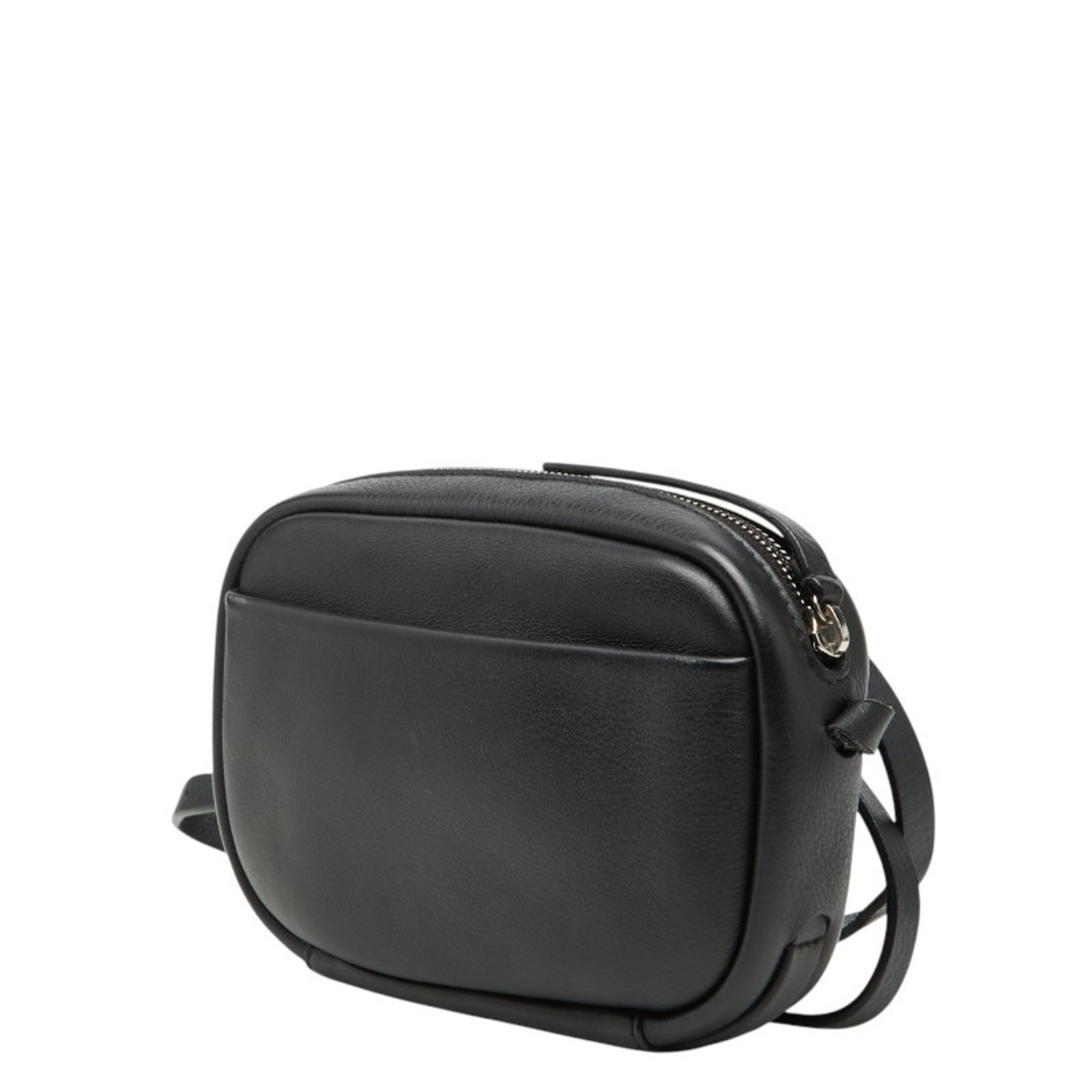 Balenciaga Black Leather Shoulder Bag (Pre-Owned)