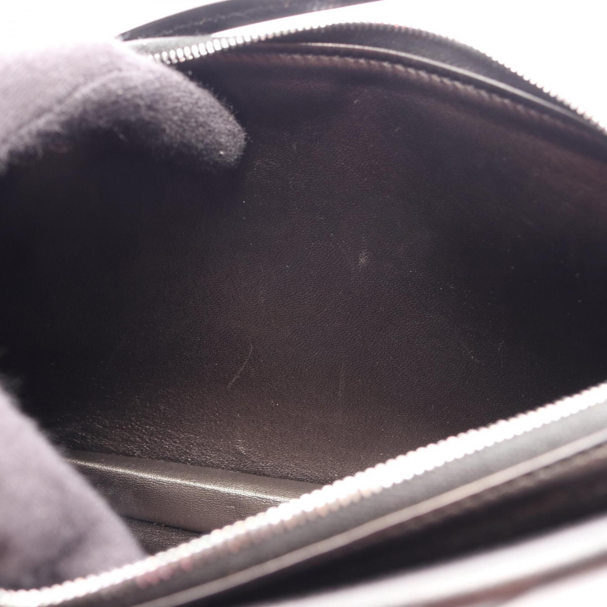 Hermes Black Box Calf Leather Handbag Shoulder Bag (Pre-Owned)