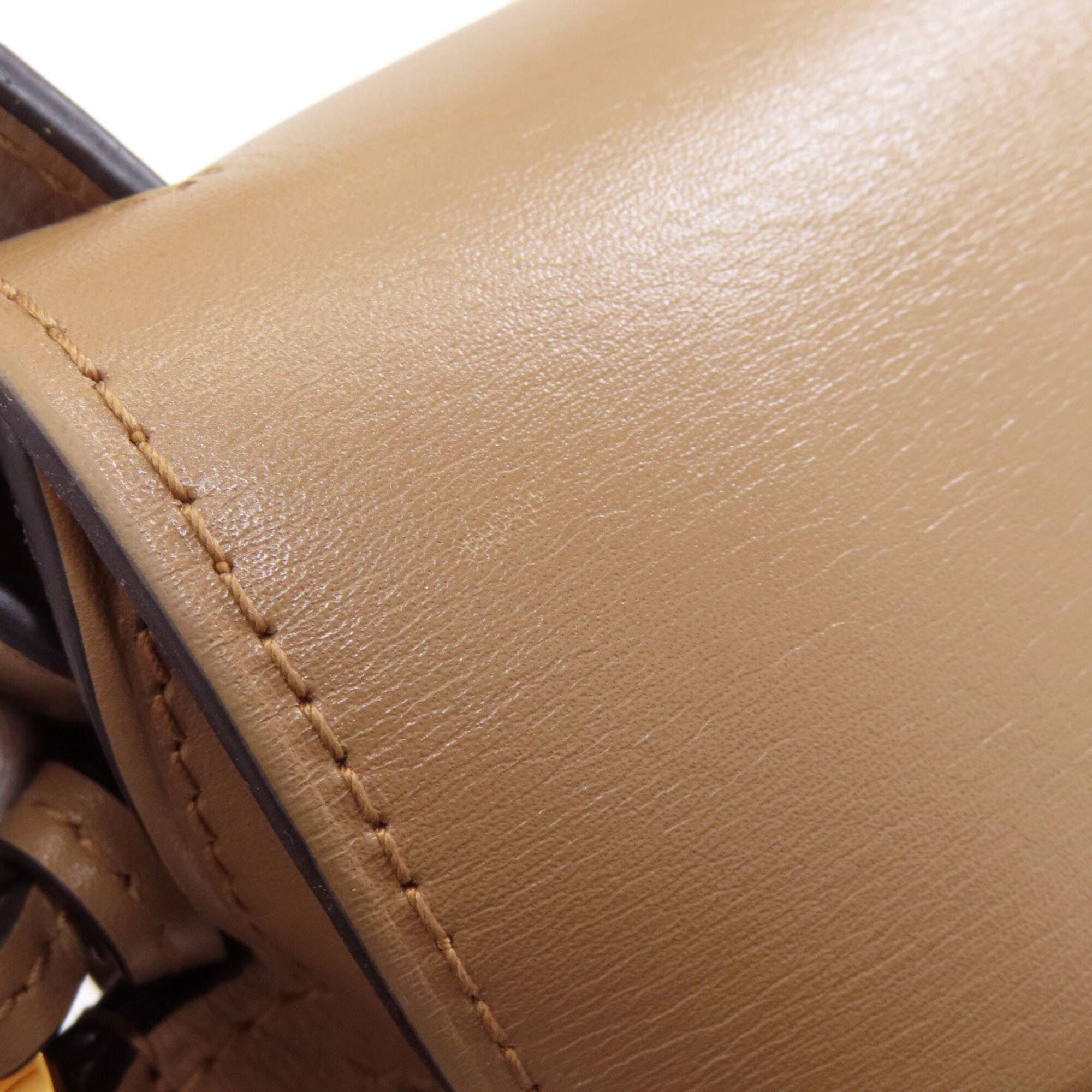 Loewe Brown Leather Shoulder Bag (Pre-Owned)