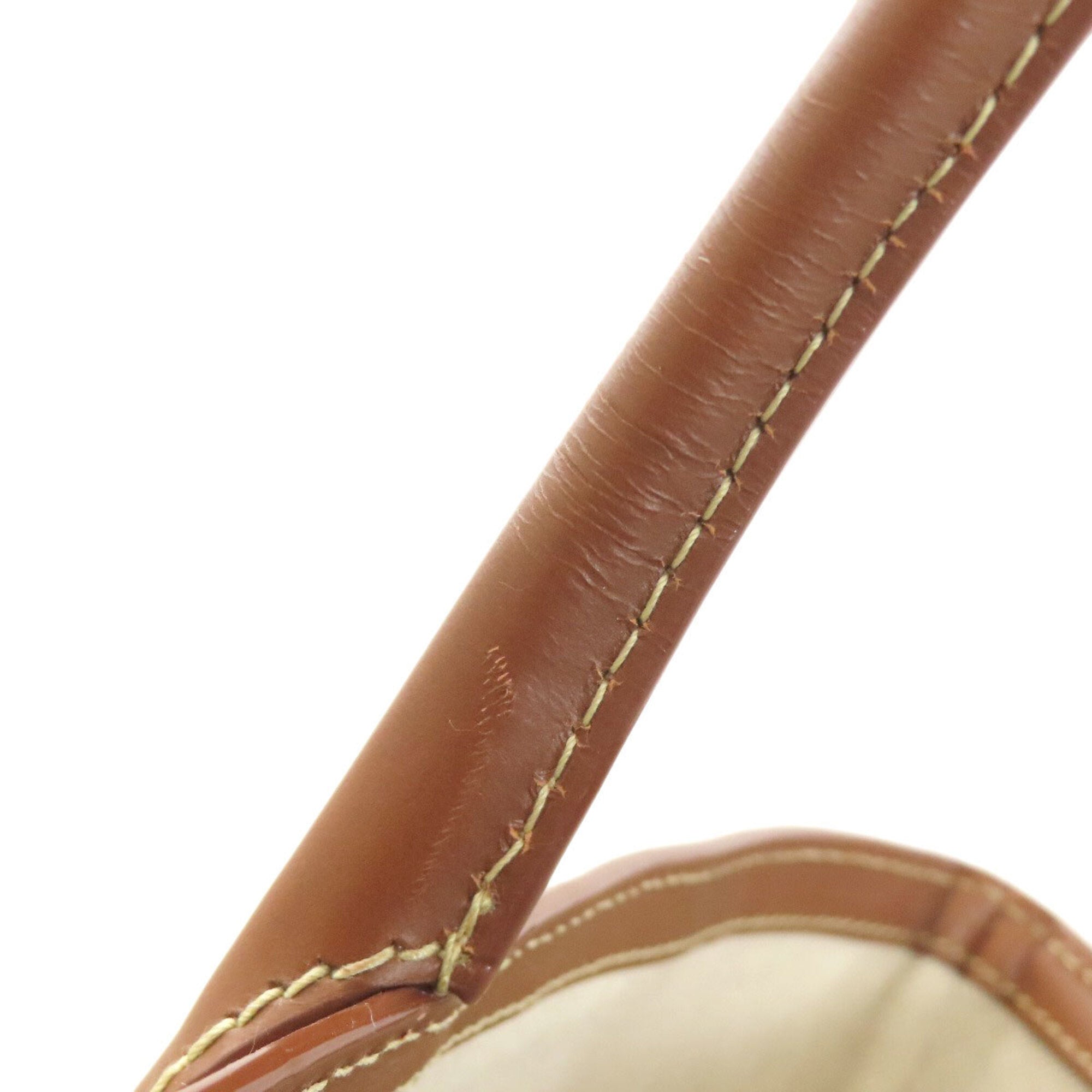 Jimmy Choo Brown Raffia Leather Tote Bag (Pre-Owned)