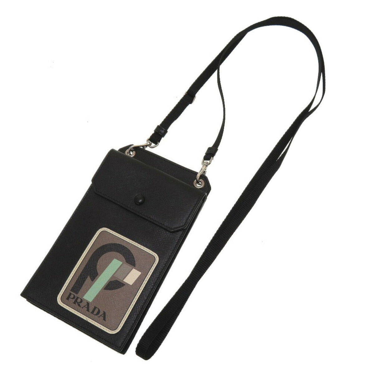 Prada Black Leather Shoulder Bag (Pre-Owned)