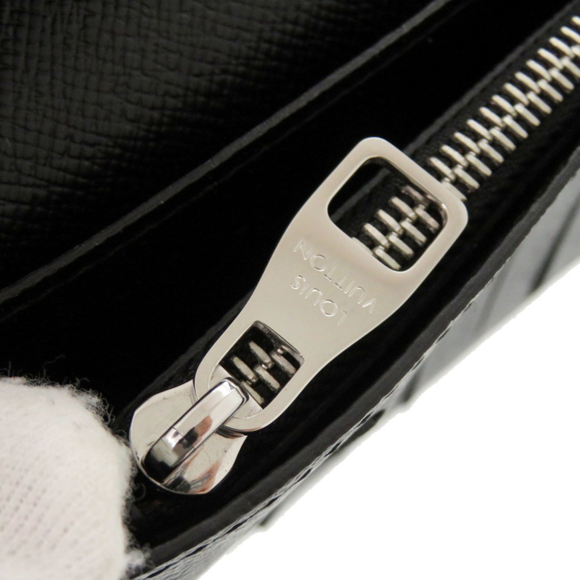 Louis Vuitton Monogram Macassar Black Brown Monogram Macassar Long Wallet (Bi-Fold) (Pre-Owned)