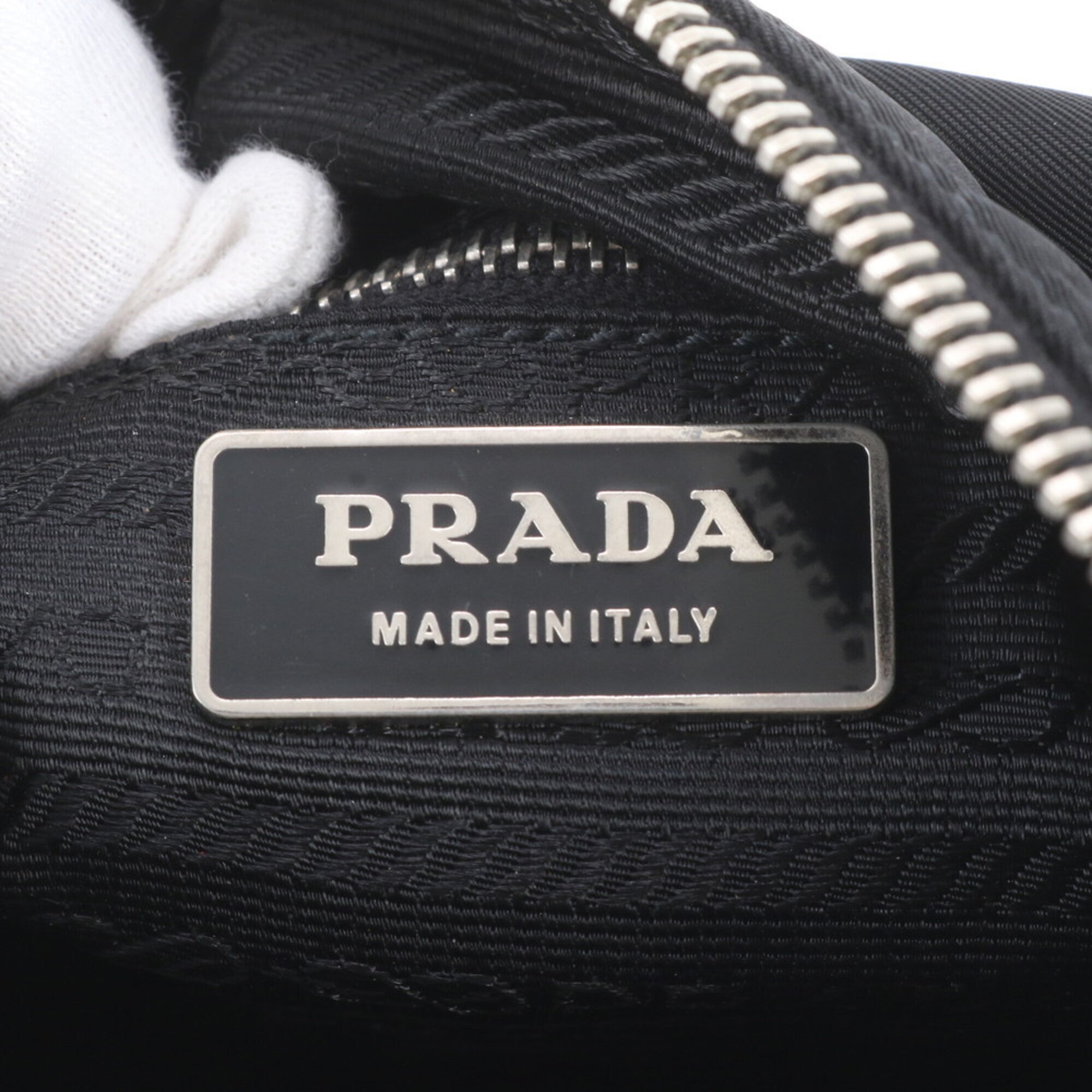 Prada Black Messenger Bag Shoulder Bag (Pre-Owned)